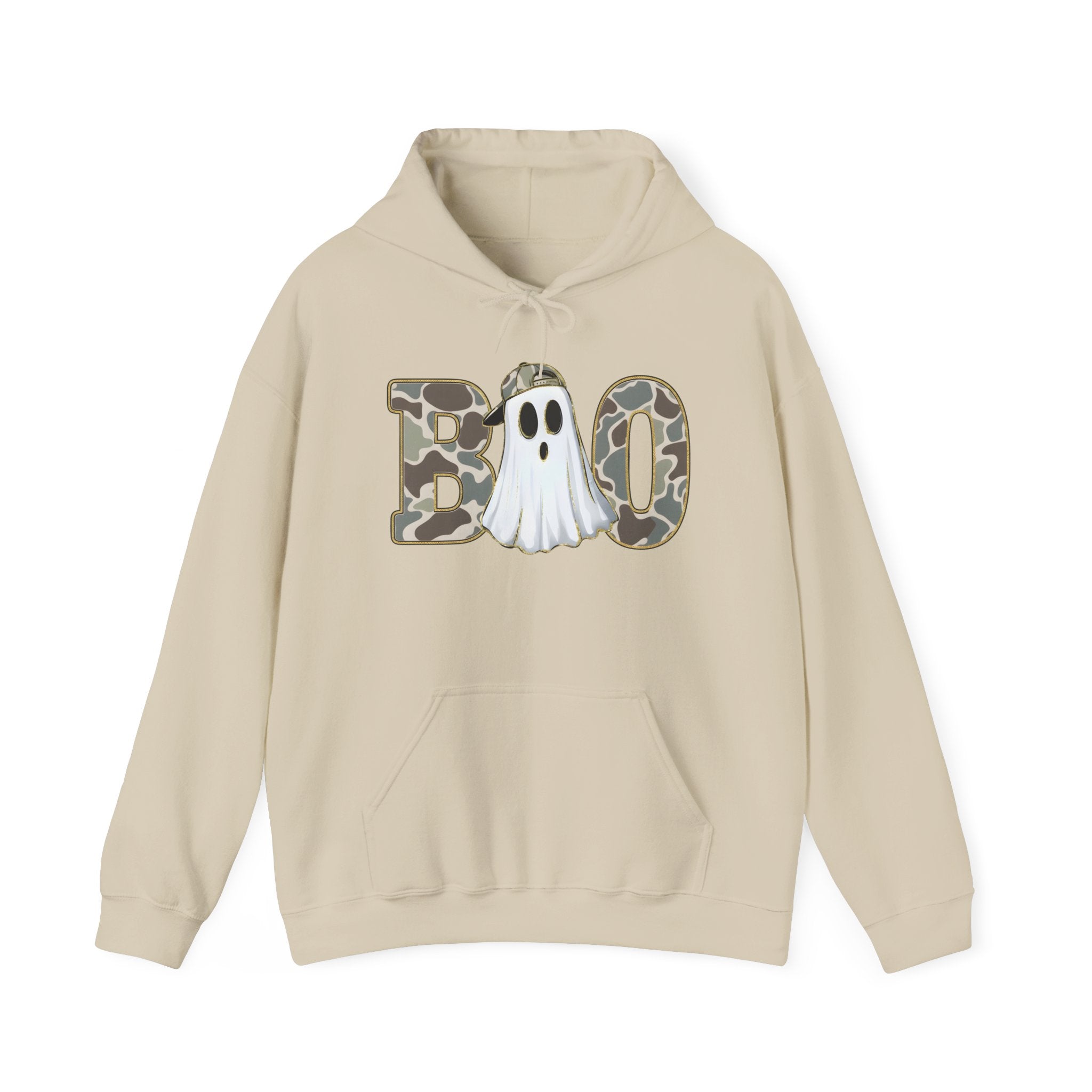 BOO Ghost Camo Hoodie Printify
