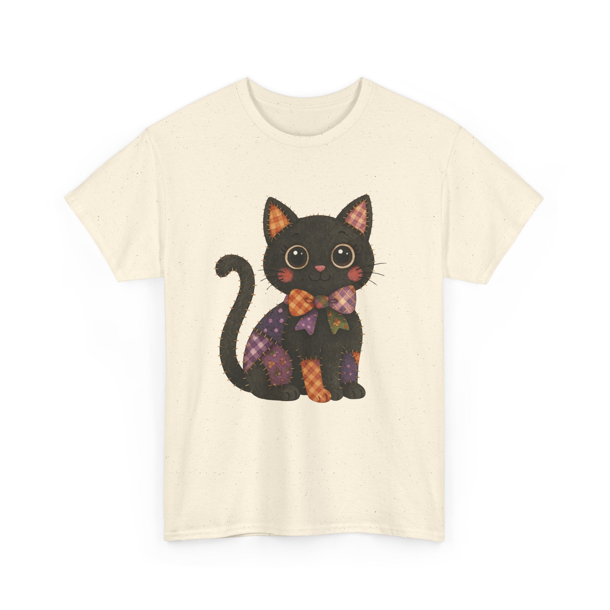 Cute Black Cat Halloween T- Shirt Printify