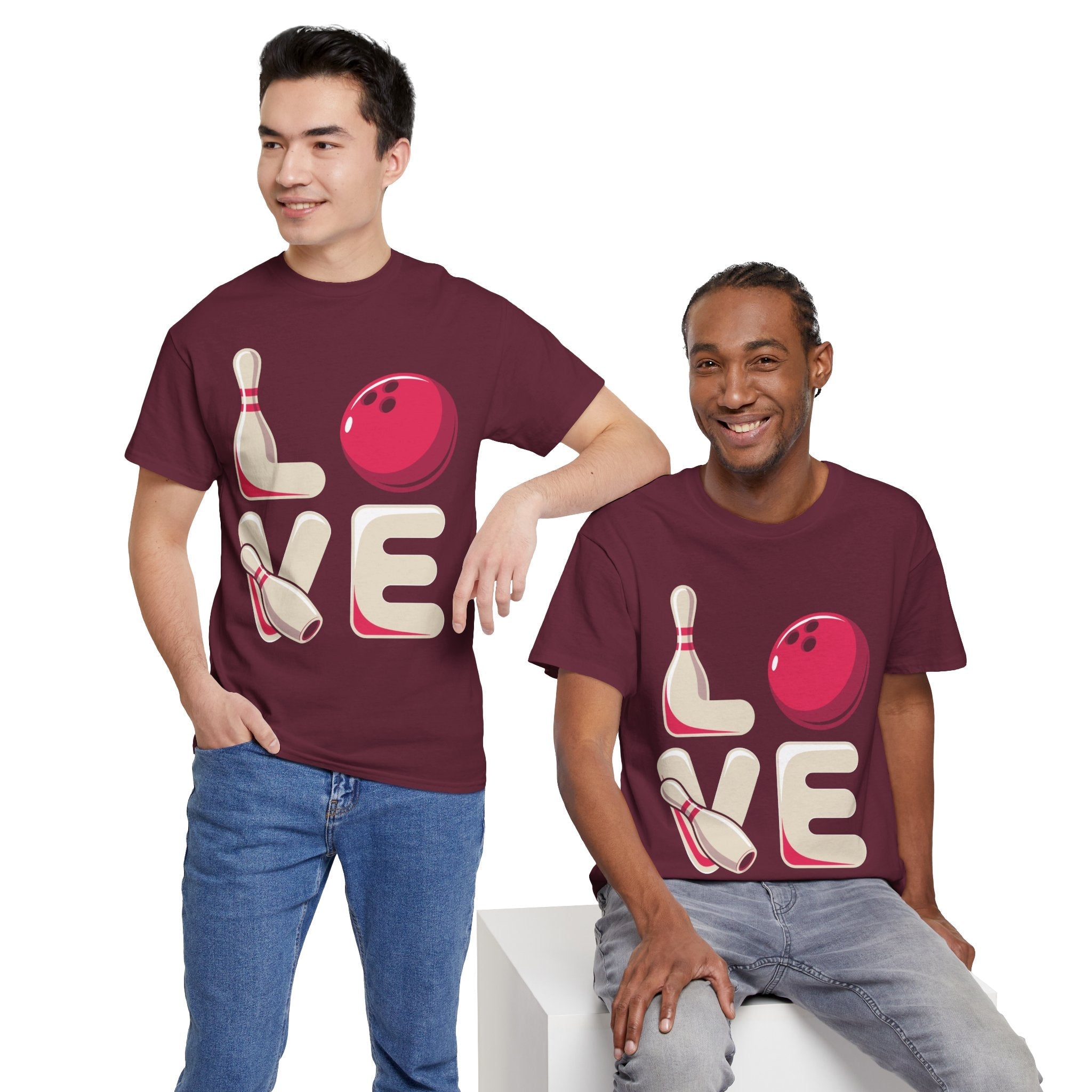 Bowling Love Graphic T-shirt Printify