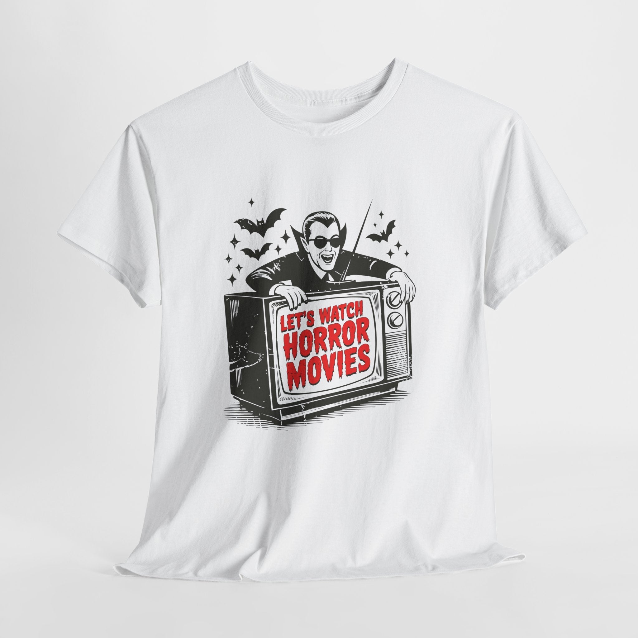 Let's Watch Horror Movies Unisex T-Shirt Printify