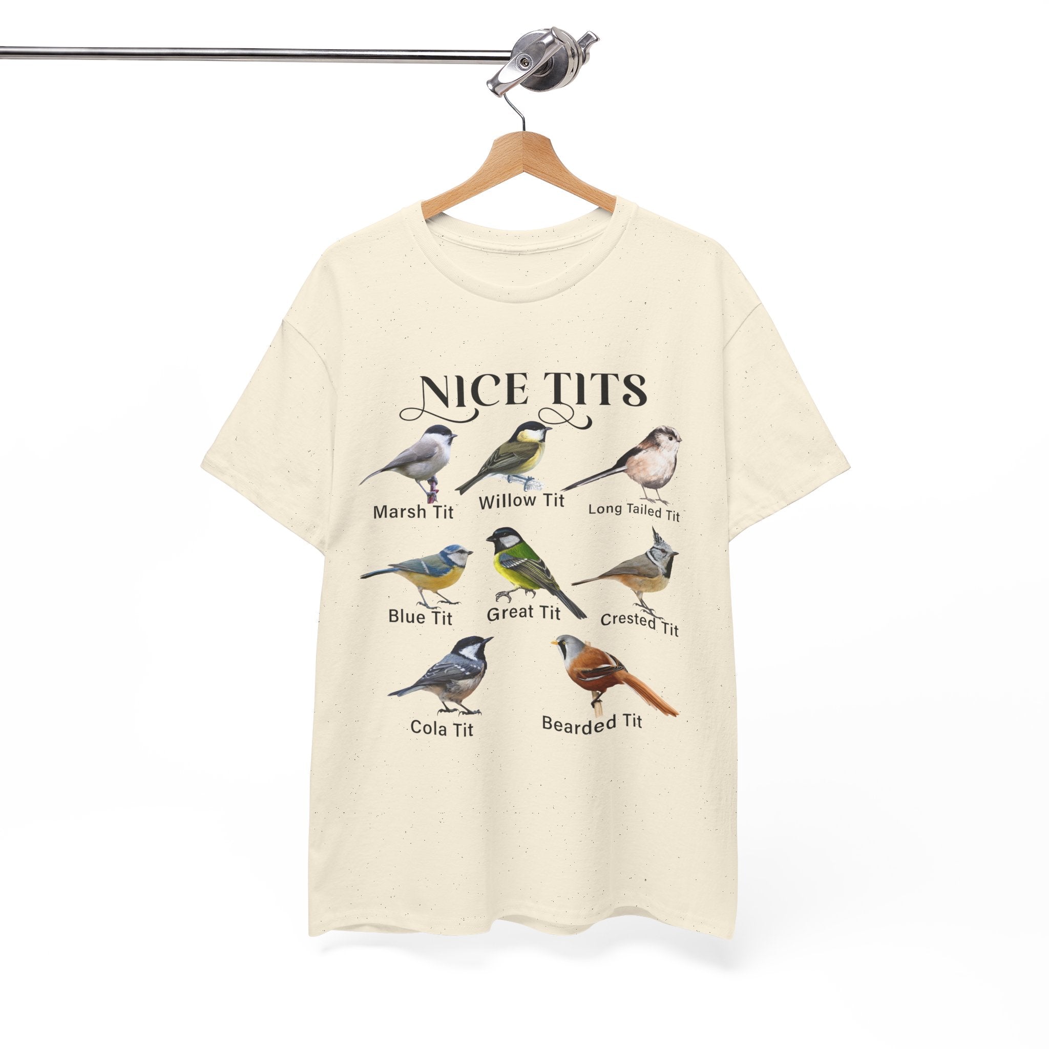 Nice Tits Birds Funny T-Shirt Printify