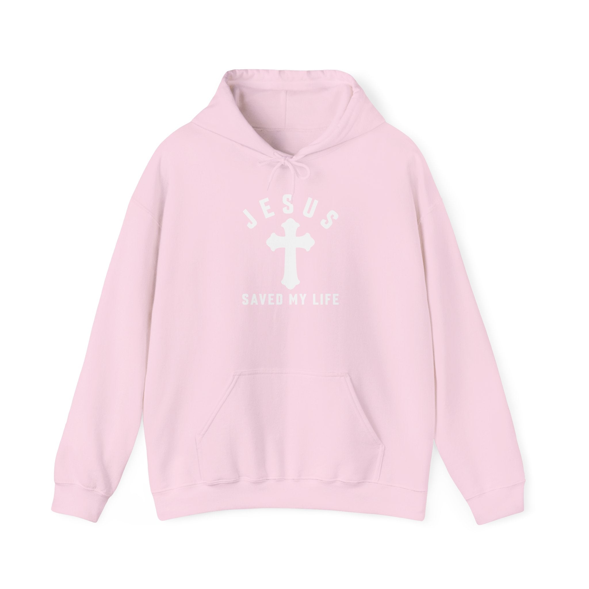 Christian Hoodie "Jesus Saved My Life" Printify