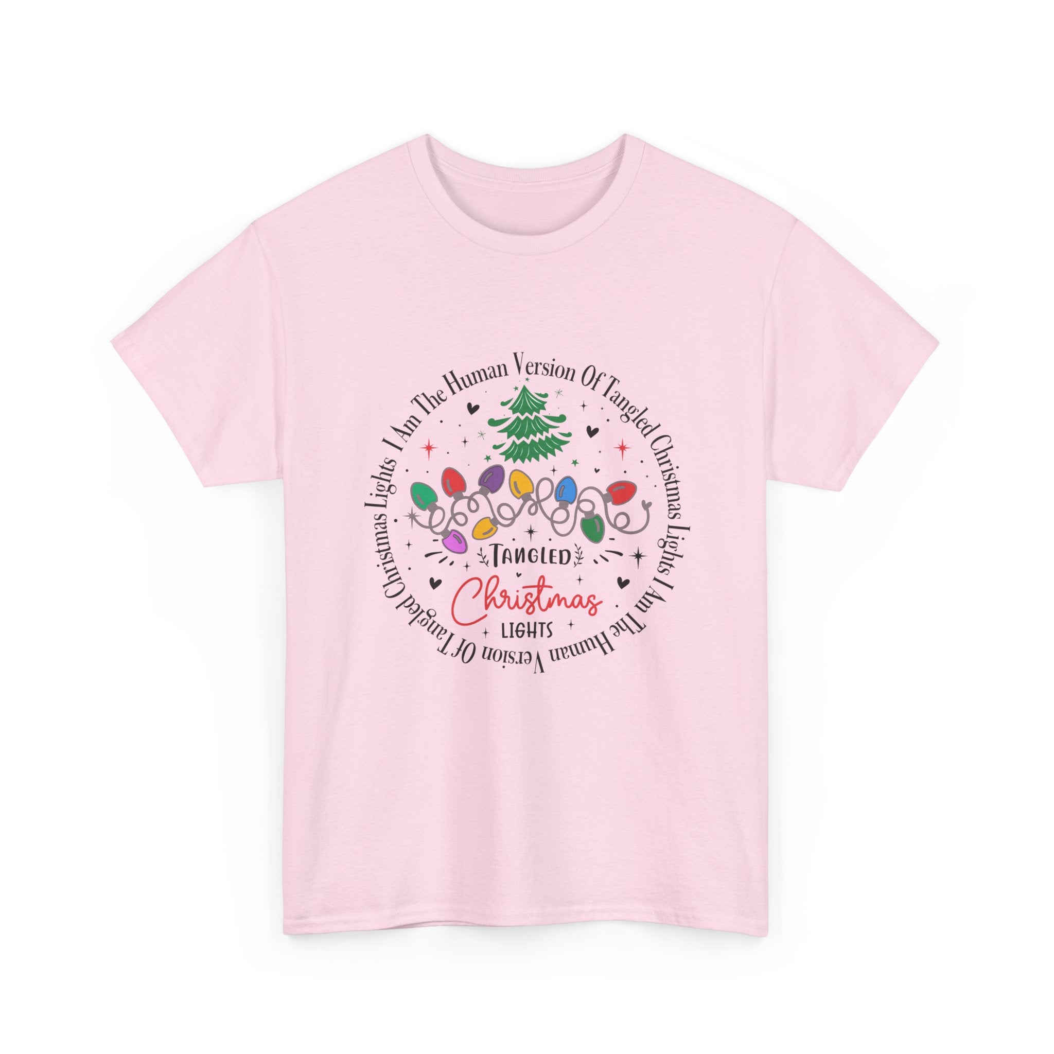 Funny Christmas Lights Design T-shirt Printify