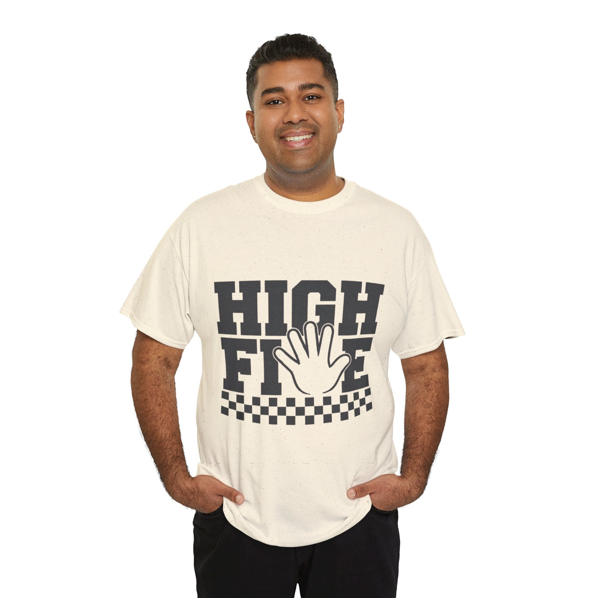 High Five Unisex Casual T- Shirt Printify