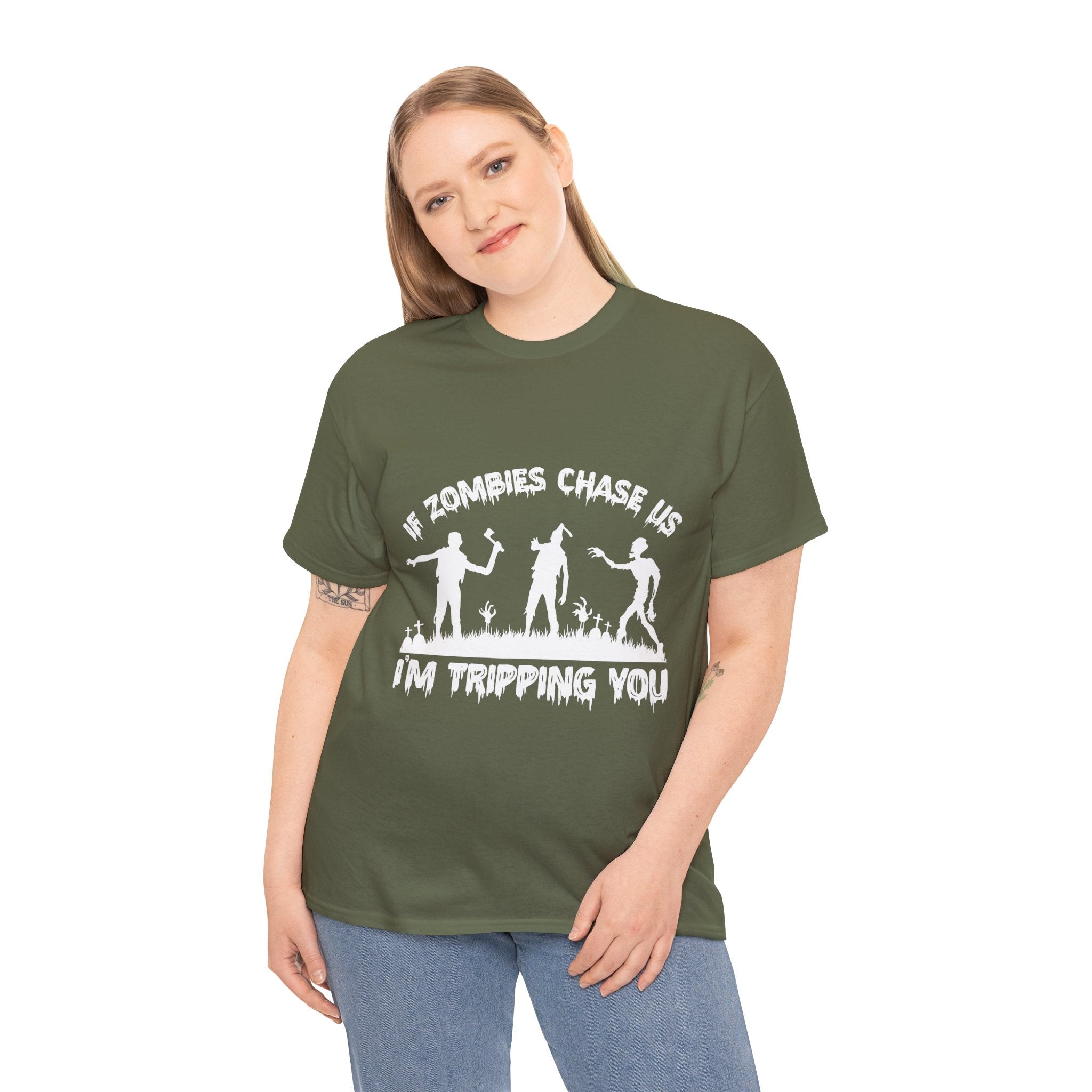 Zombie Humor Unisex T- Shirt Printify