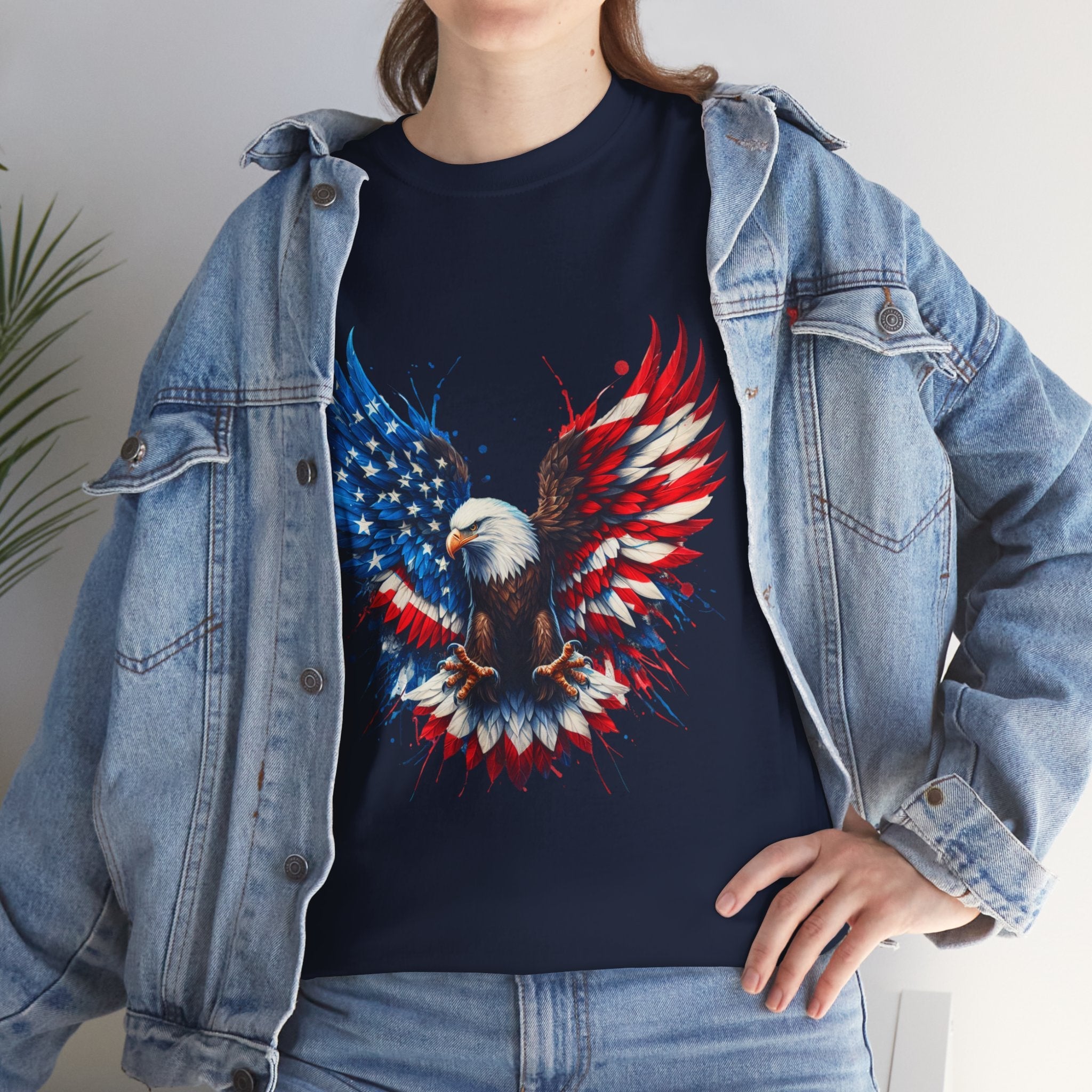 Patriotic Eagle Unisex T- Shirt Printify
