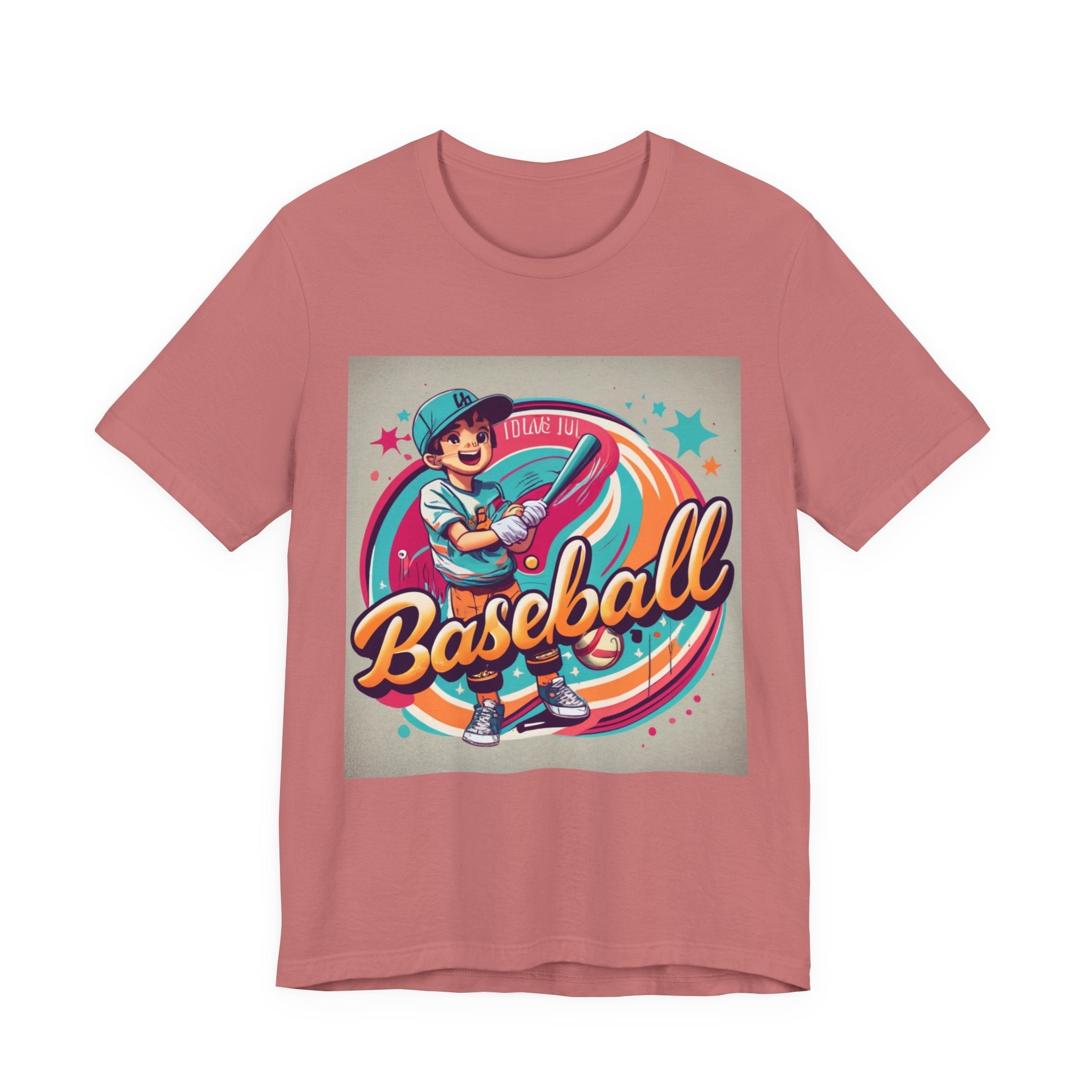 Baseball Vintage Style Graphic T- Shirt Printify