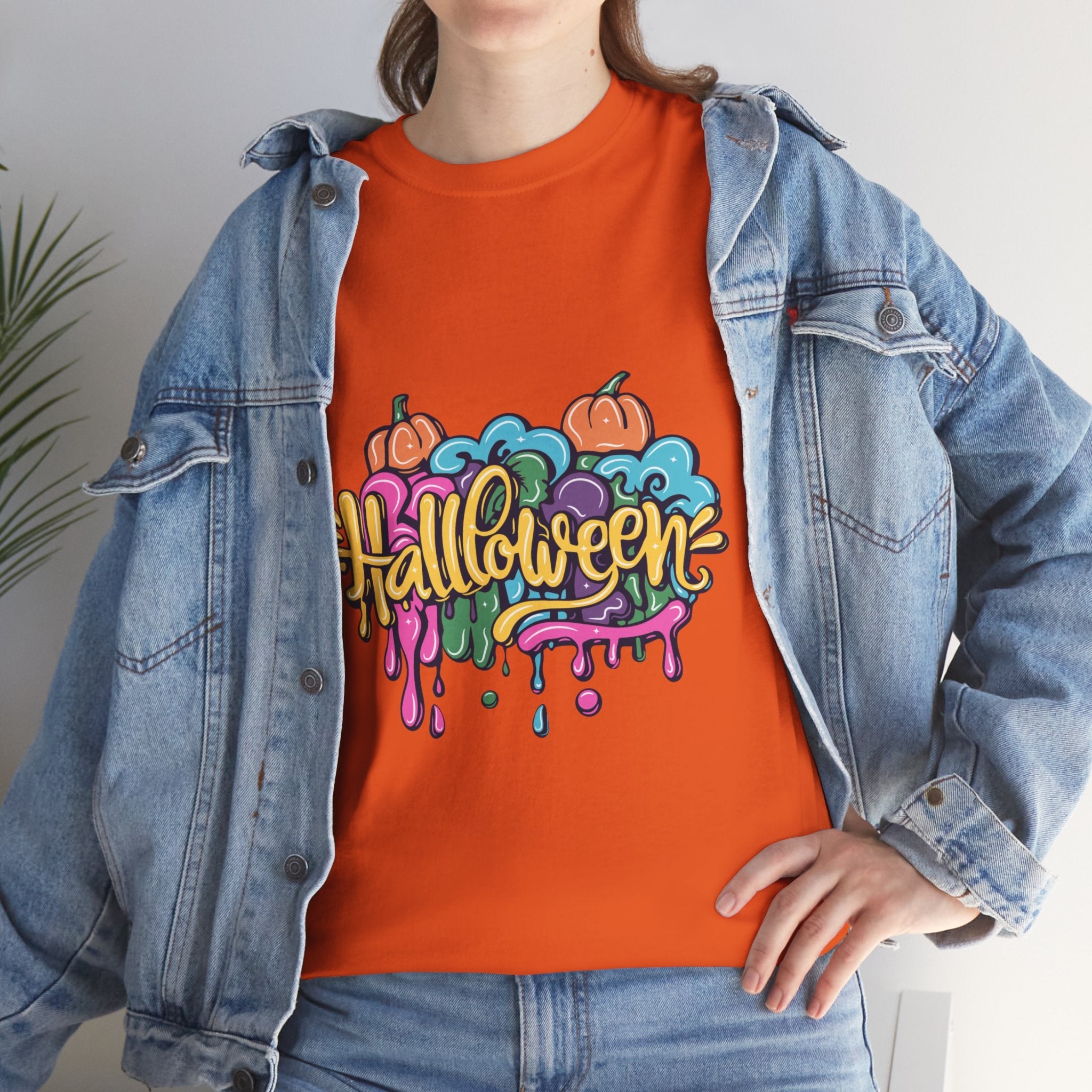 Halloween Unisex graffiti T- Shirt Printify