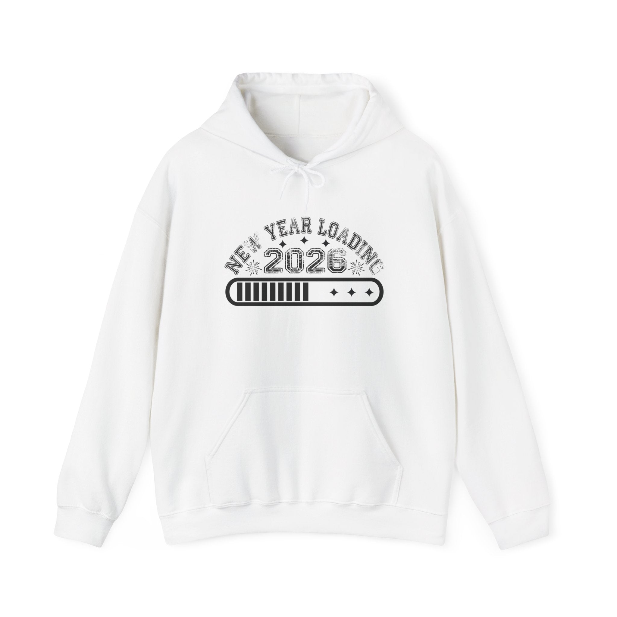 2026 New Year Loading Hoodie Printify