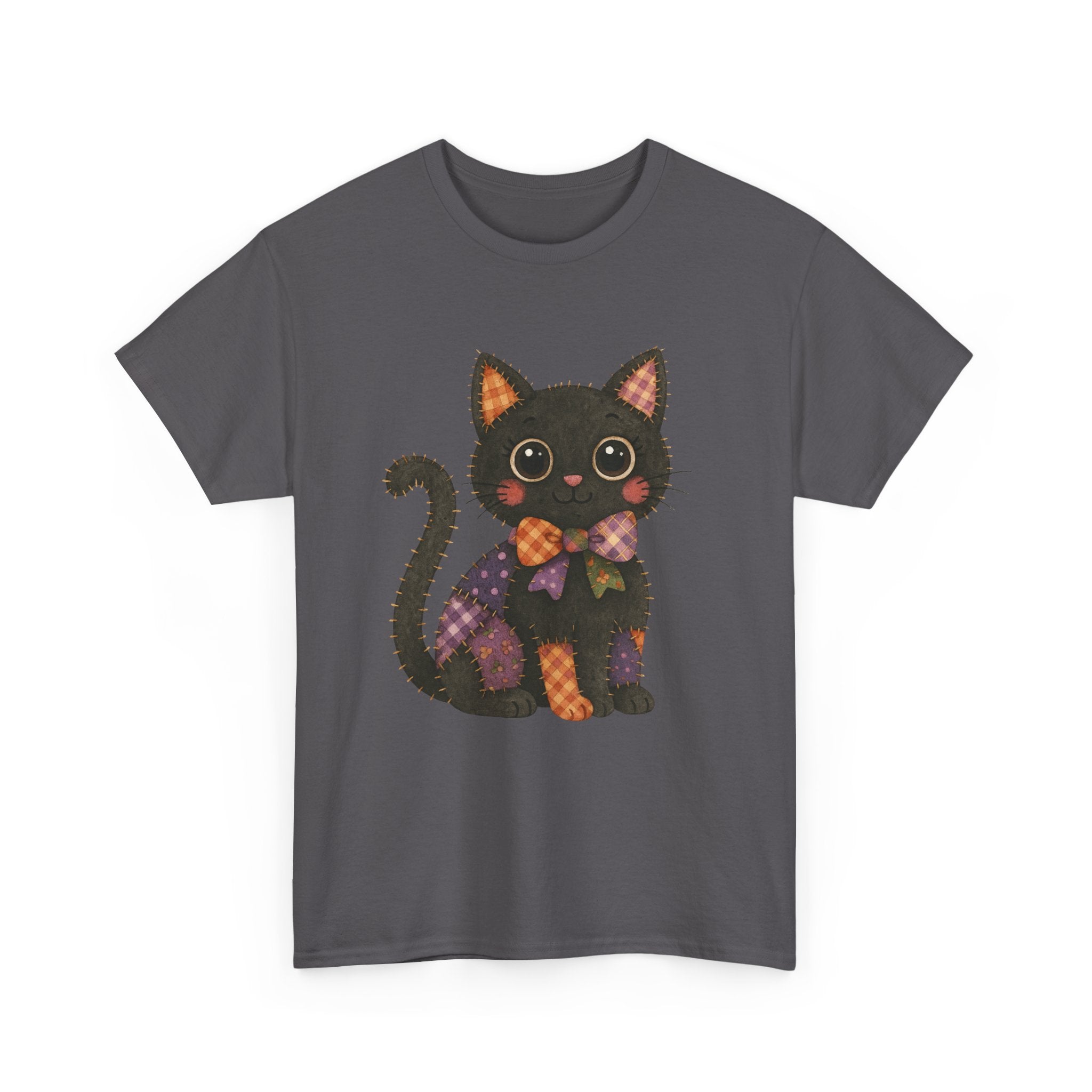 Cute Black Cat Halloween T- Shirt Printify