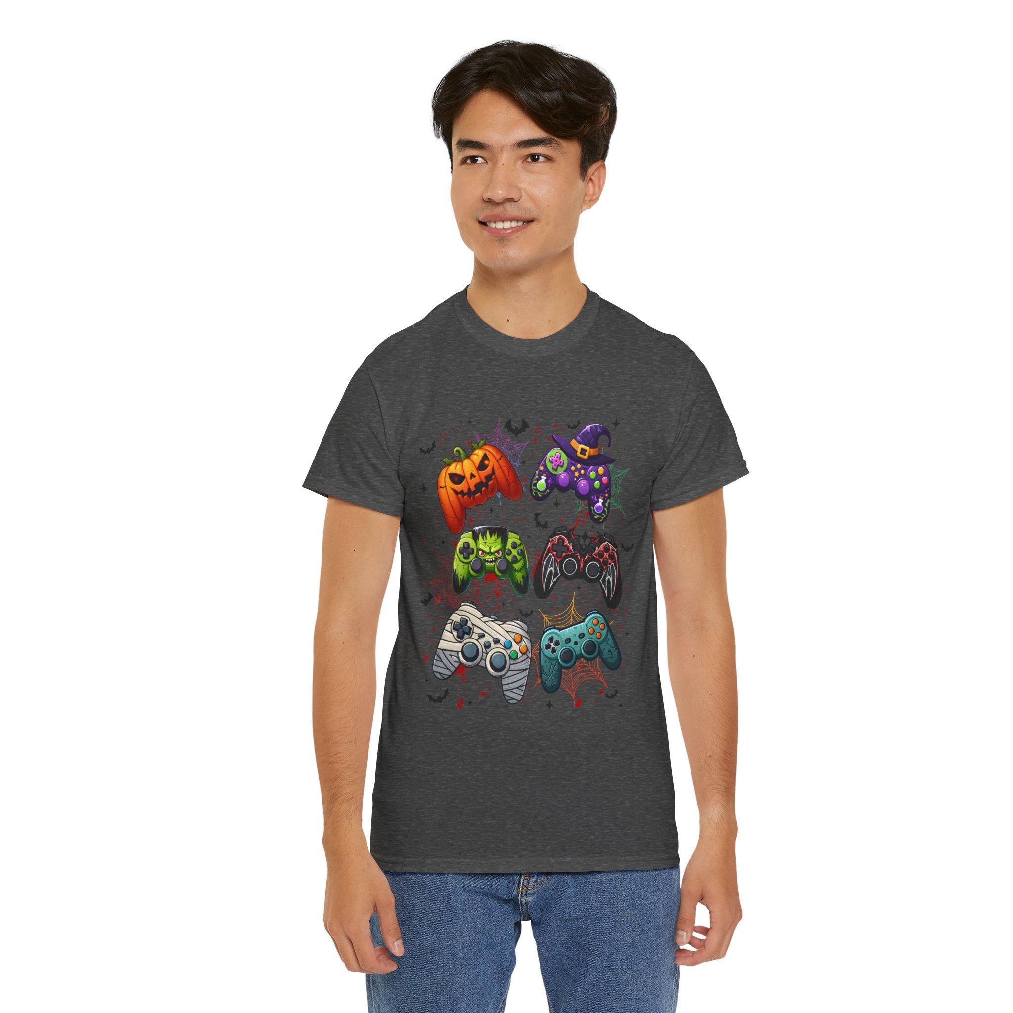 Halloween Gamer Unisex T- Shirt Printify