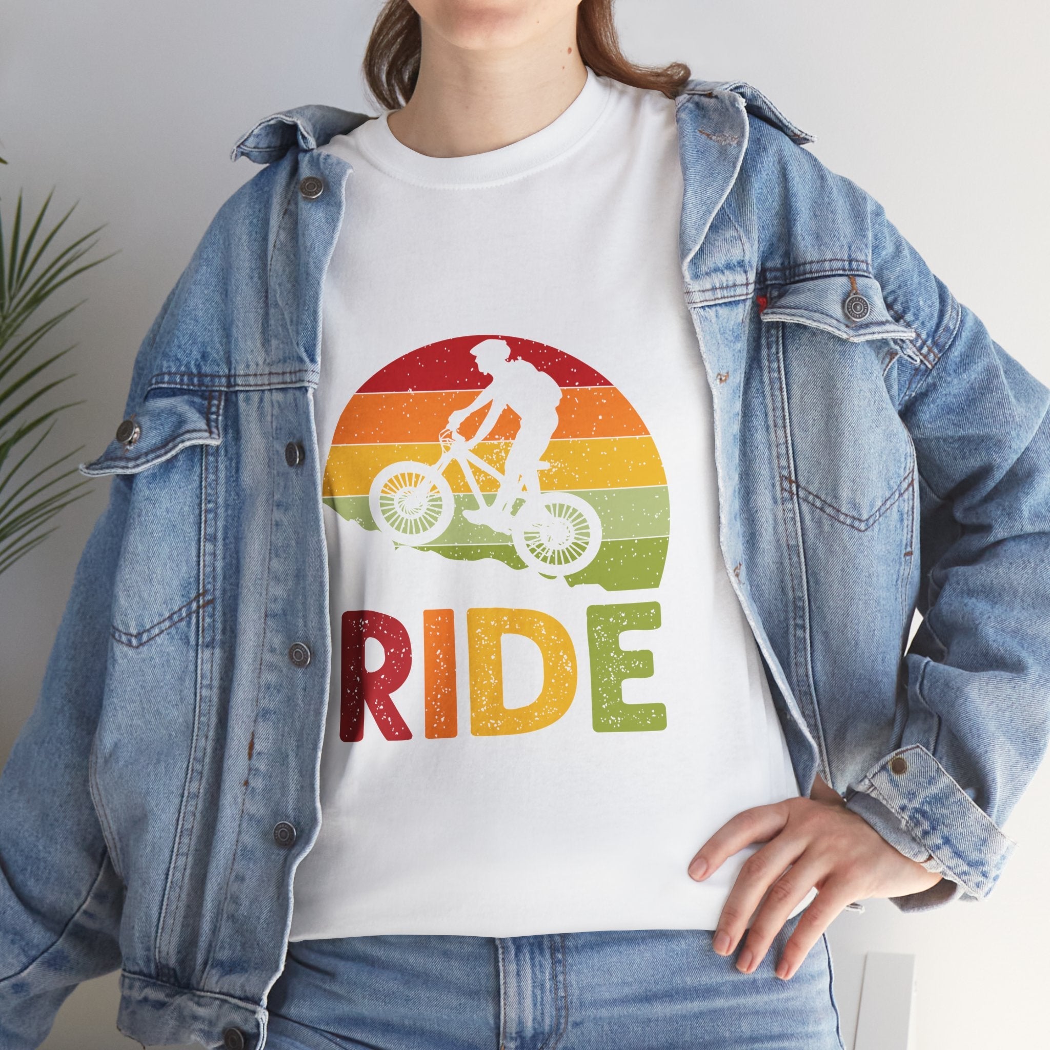 MTB Biking Graphic T-Shirt Printify