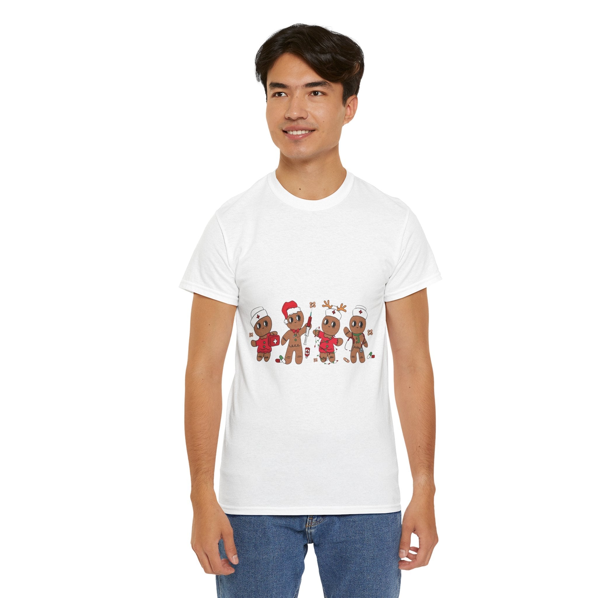 Holiday Bear Graphic T-Shirt Printify
