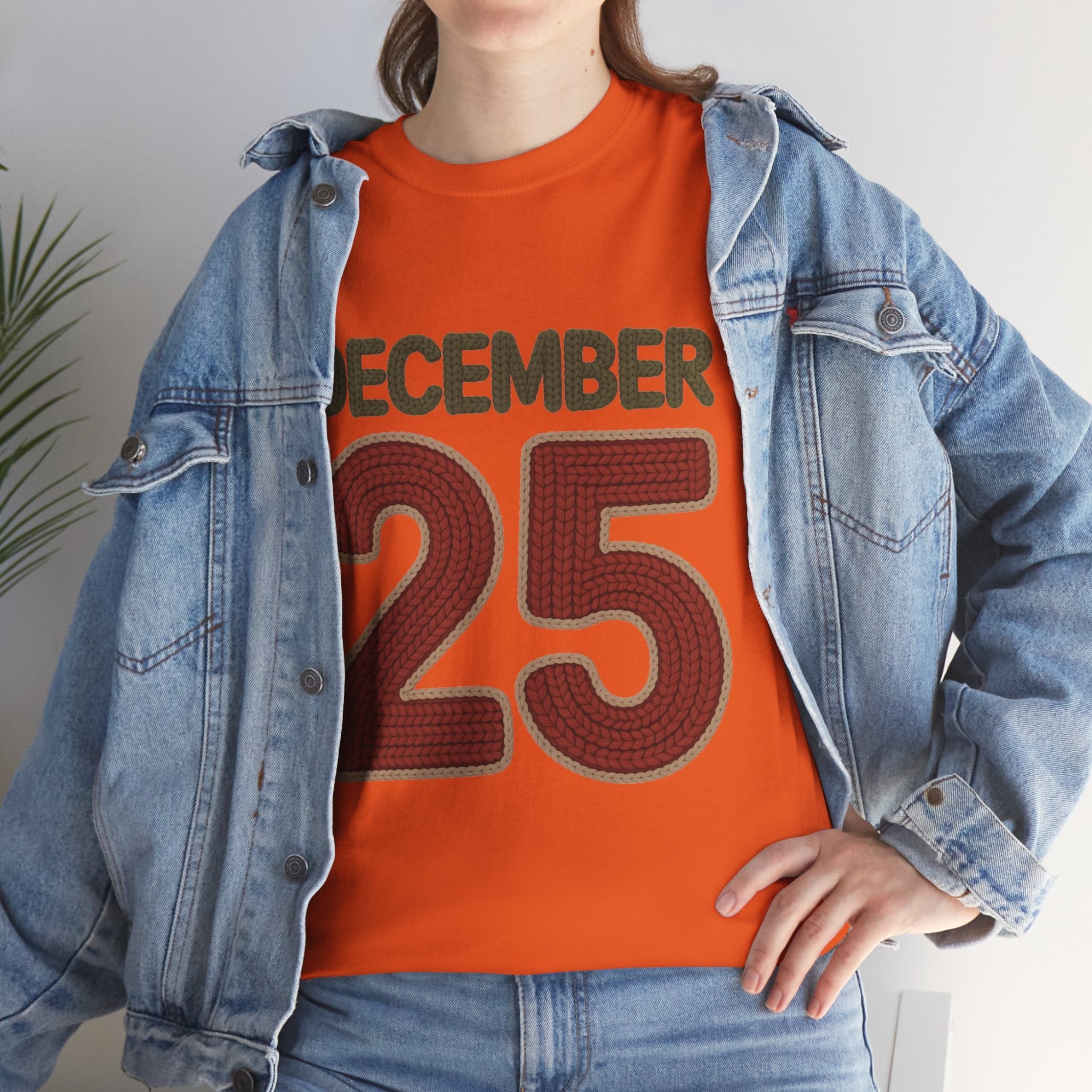 December 25 Christmas Date T- Shirt Printify