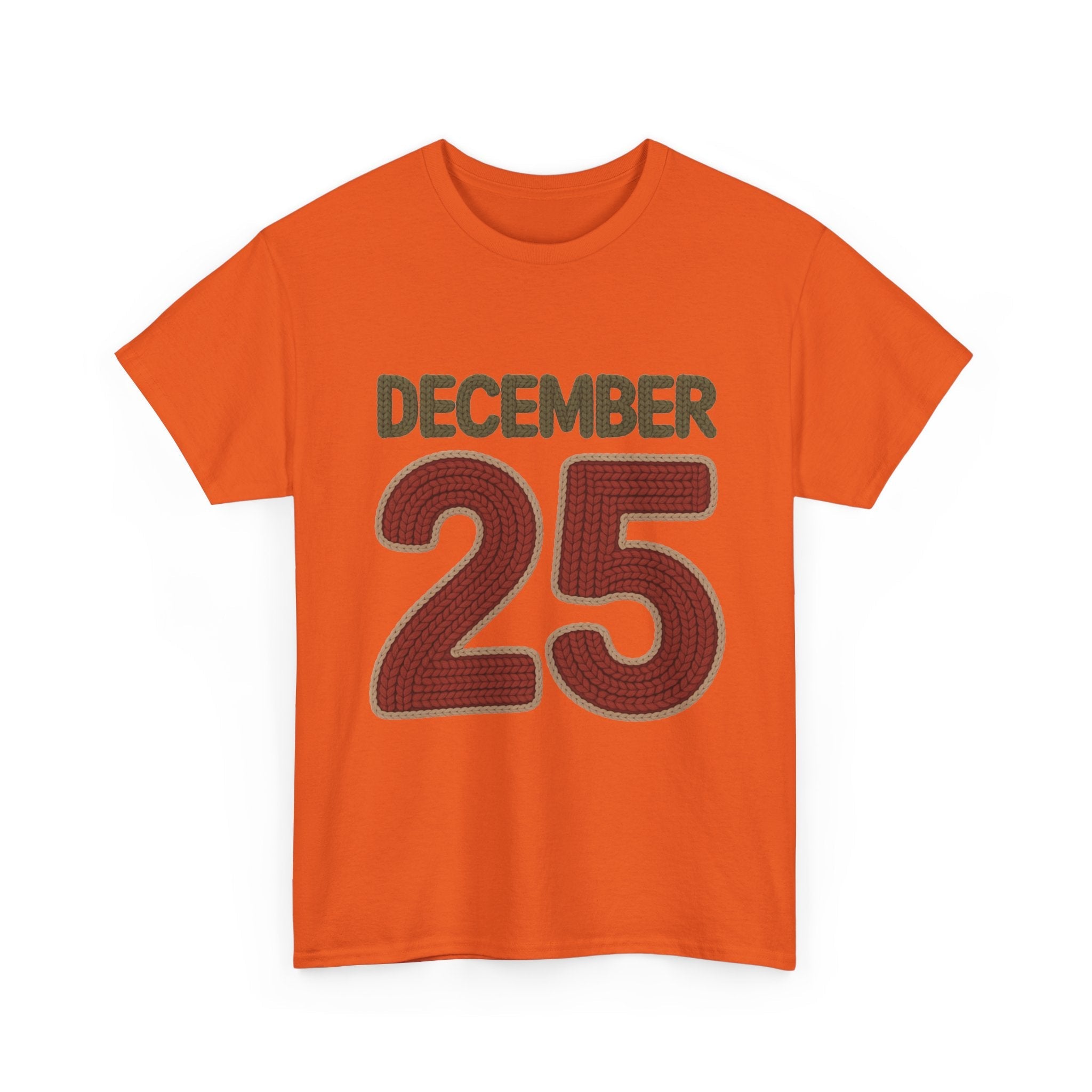 December 25 Christmas Date T- Shirt Printify