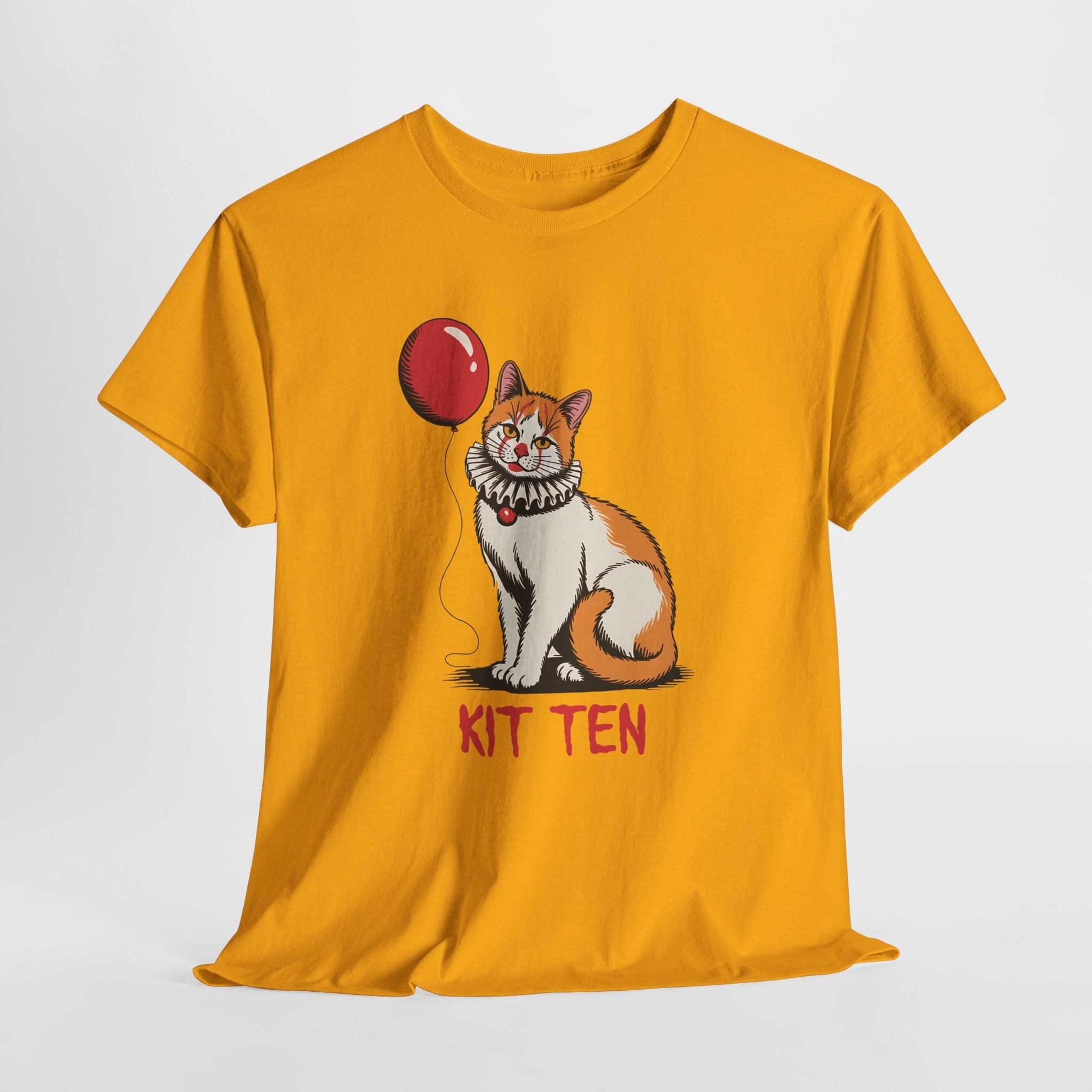 Cute Cat Balloon Graphic T-Shirt Printify