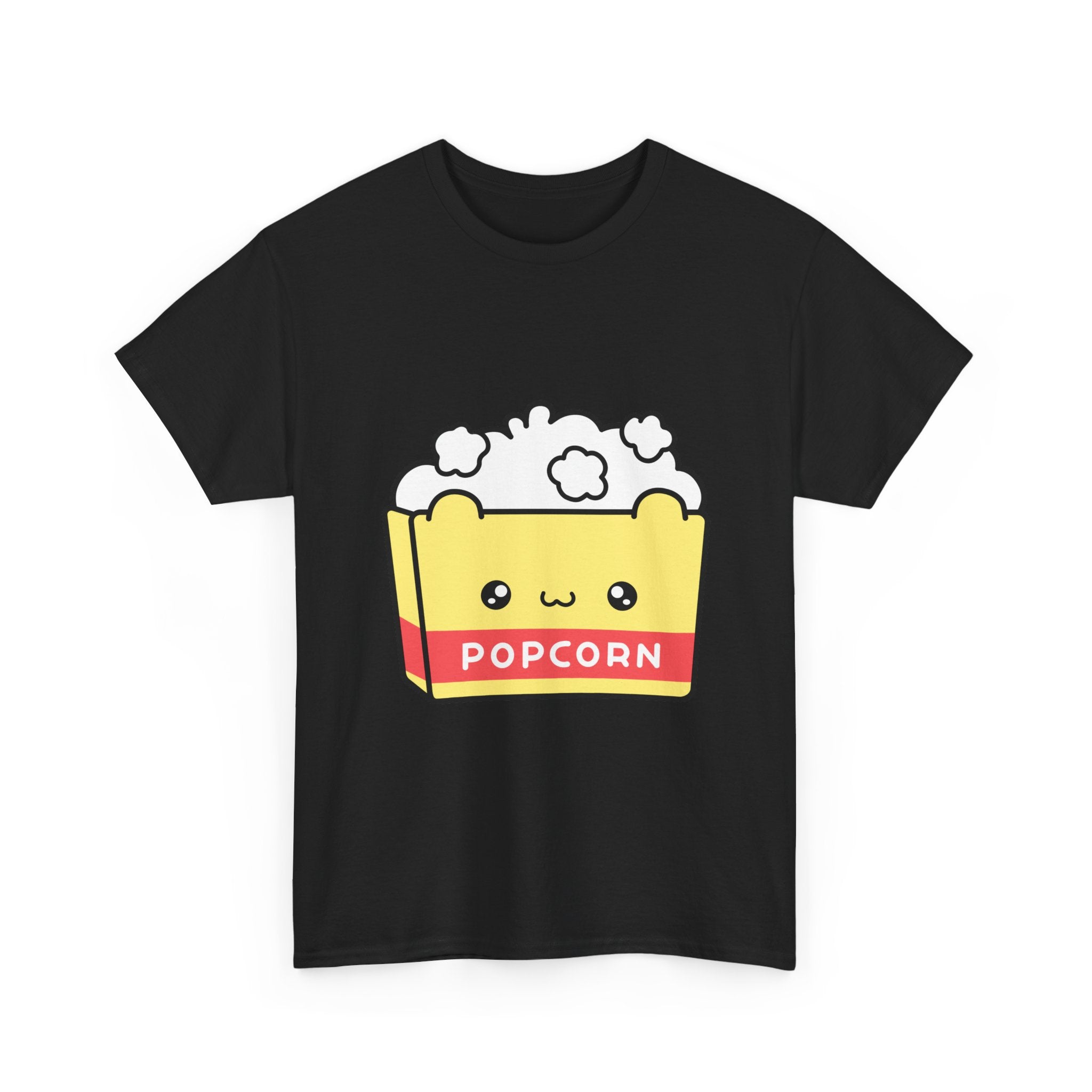 Cute Popcorn Graphic Movie T- Shirt Printify