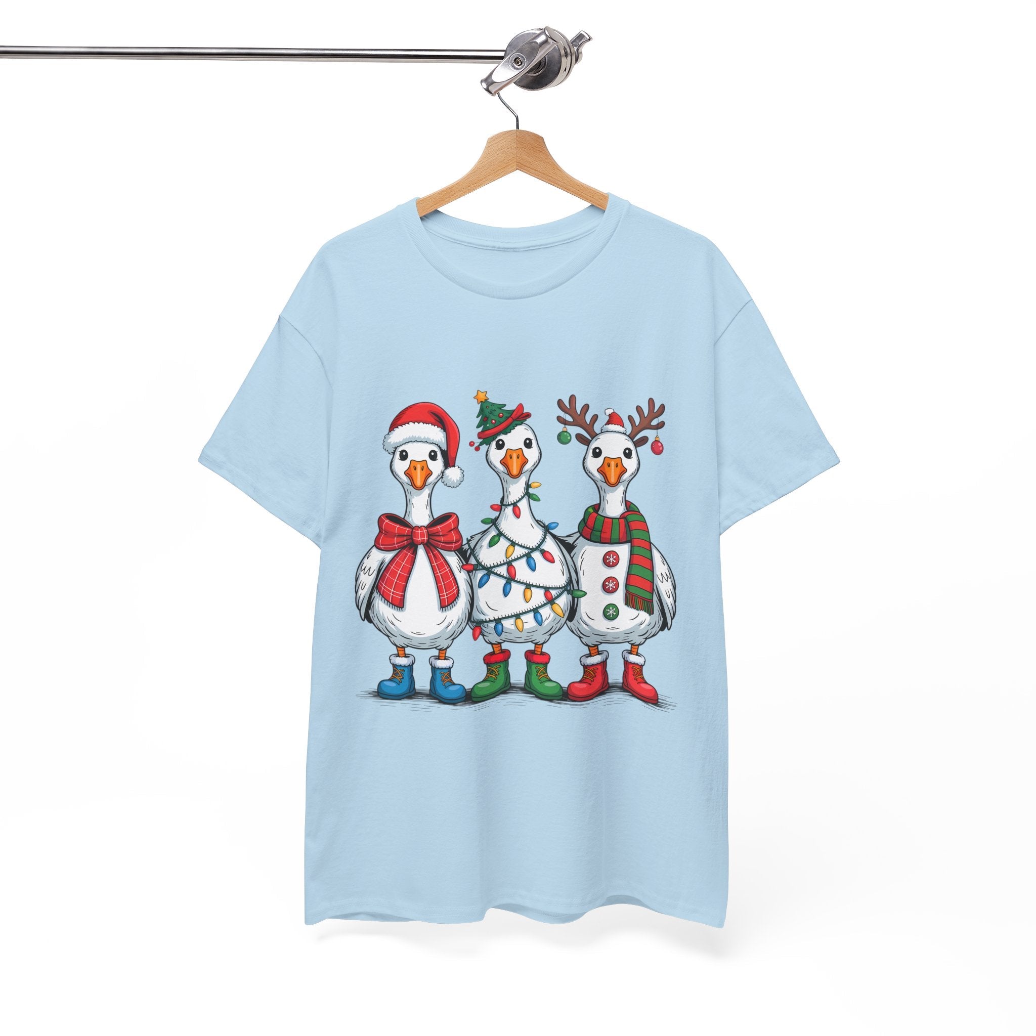 Cute Christmas Goose T-Shirt Printify