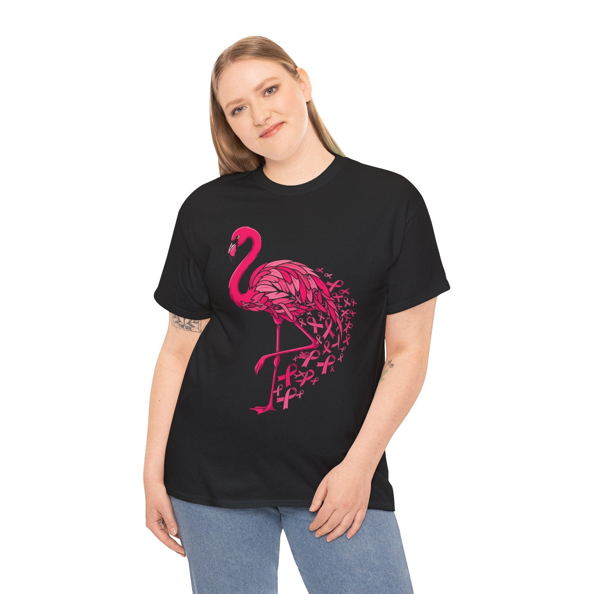 Pink Flamingo Graphic T-Shirt Printify