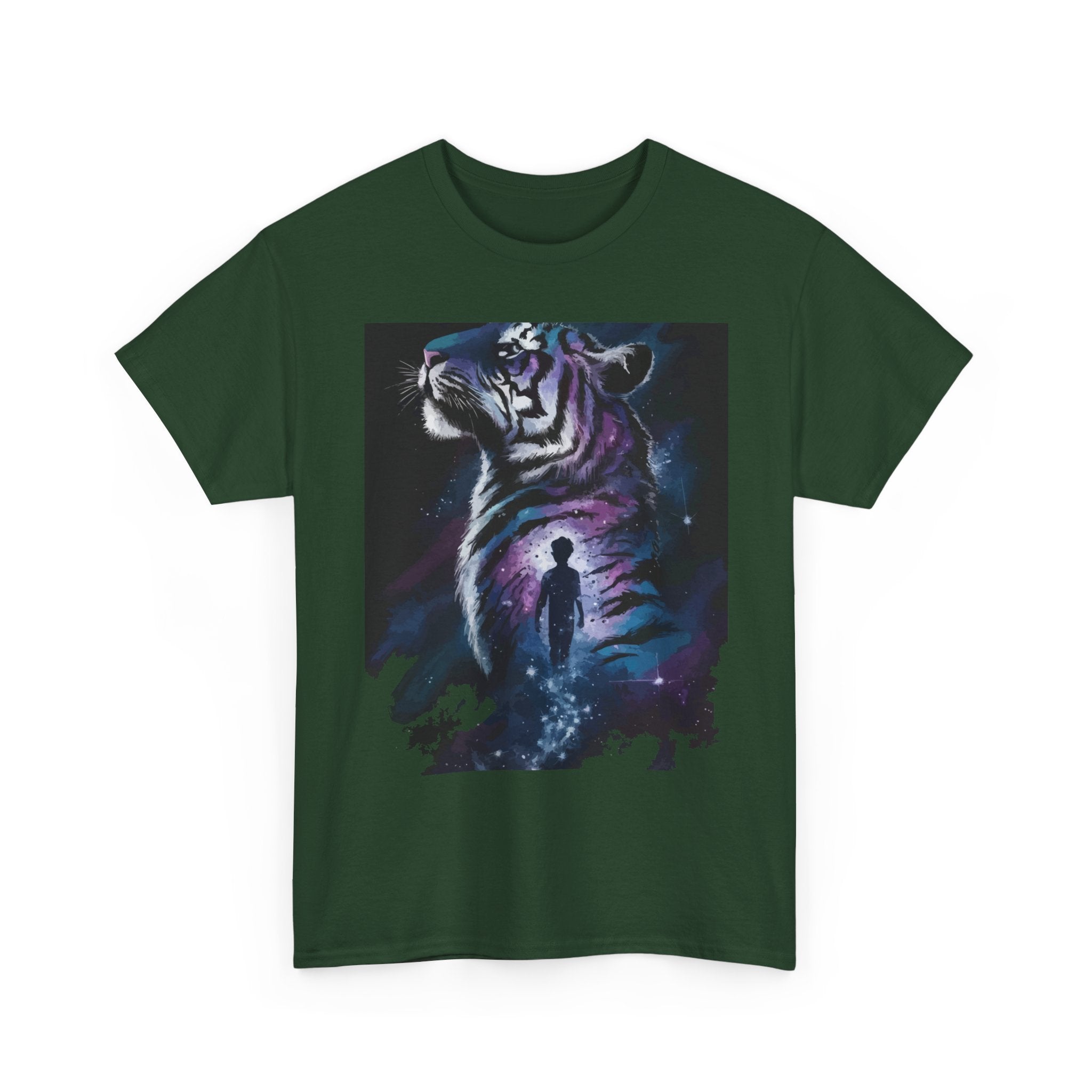 Mystical Tiger Graphic T-Shirt Printify