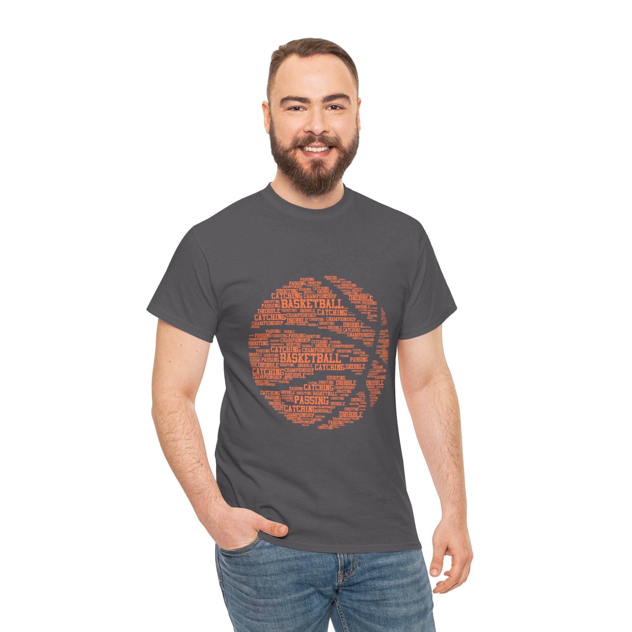 Basketball Word Art Unisex T- Shirt Printify