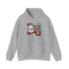 Christmas Snowman & Reindeer Hoodie Printify