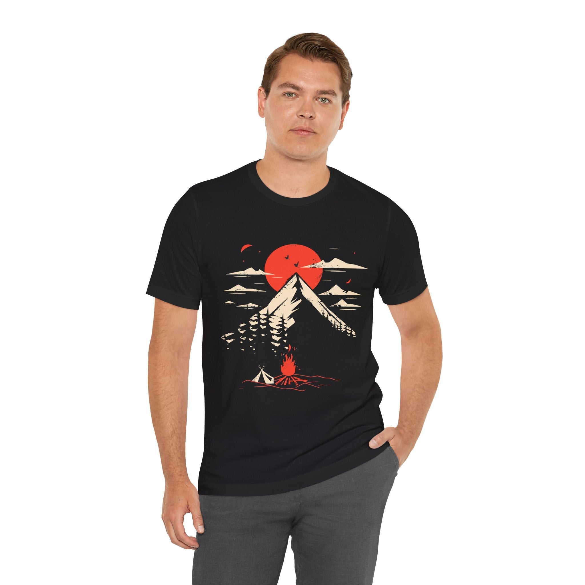 Mountain Adventure Graphic T-shirt Printify