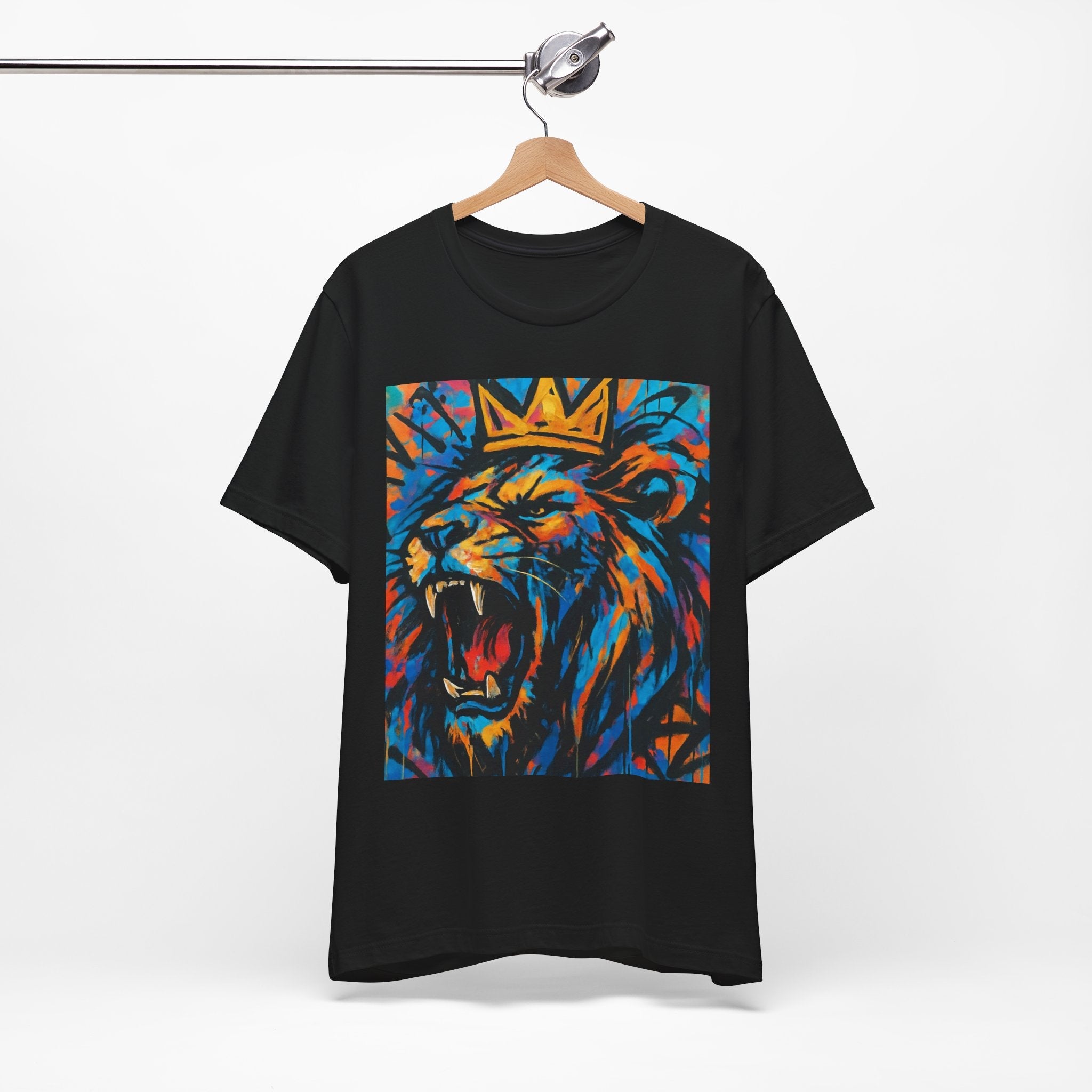 Roaring Lion Graffiti T-Shirt Printify