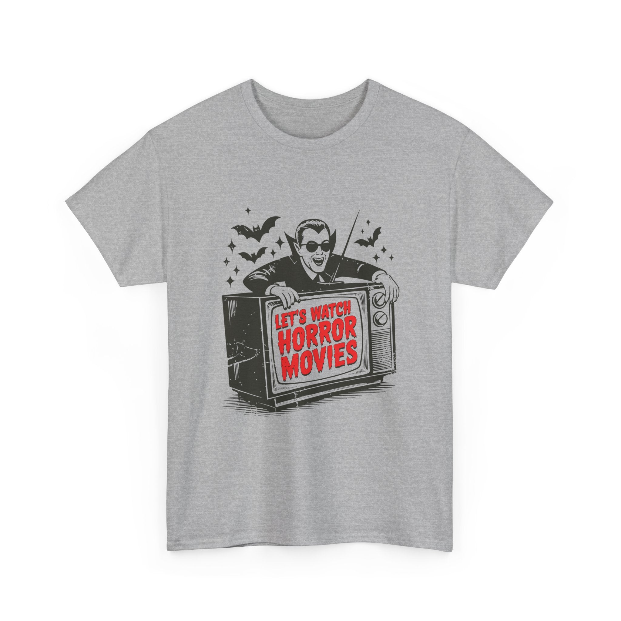 Let's Watch Horror Movies Unisex T-Shirt Printify