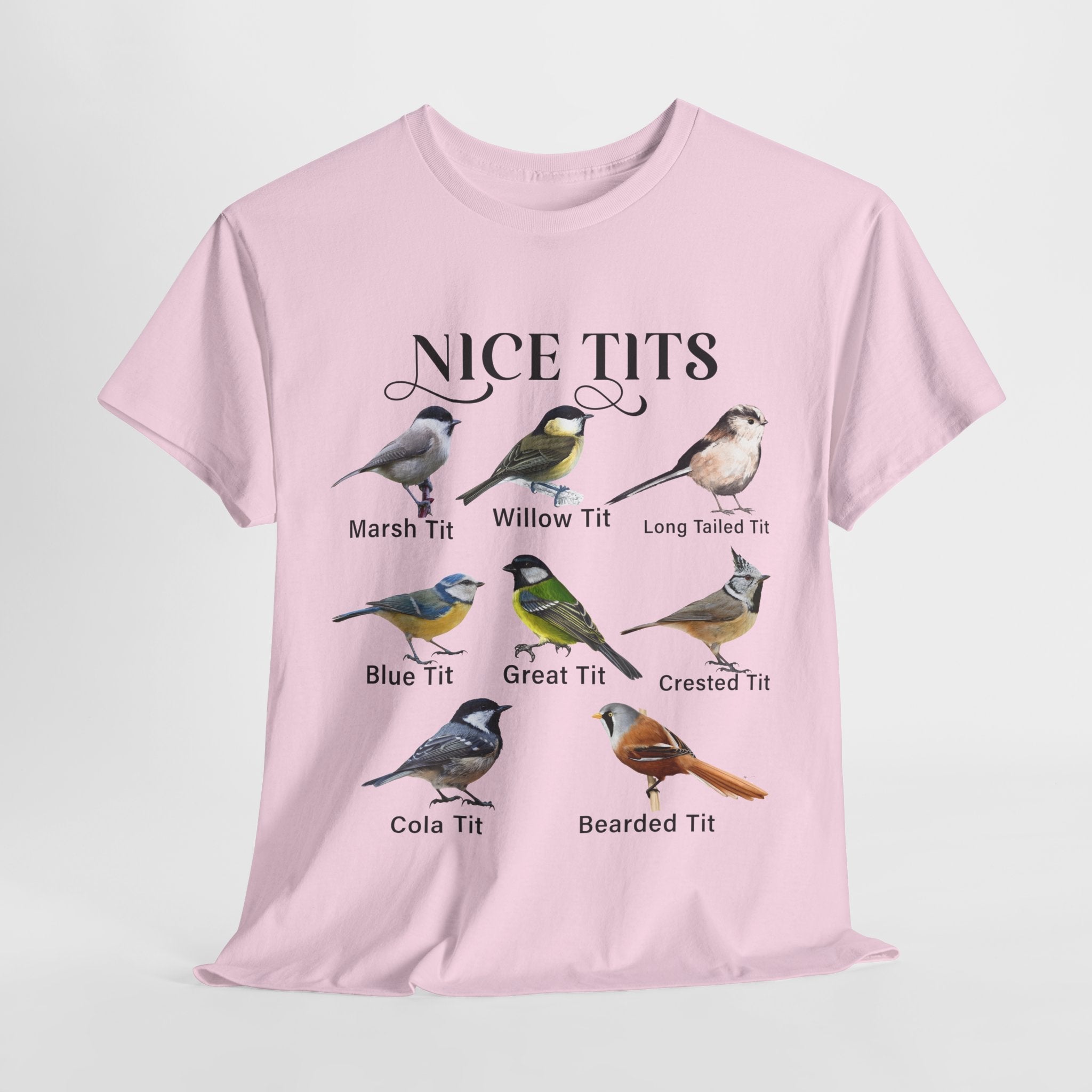 Nice Tits Birds Funny T-Shirt Printify