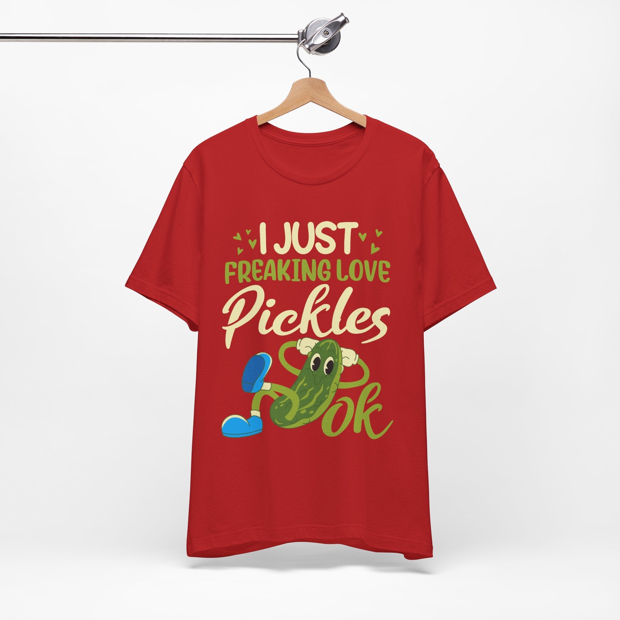 I Just Freaking Love Pickles T-Shirt Printify