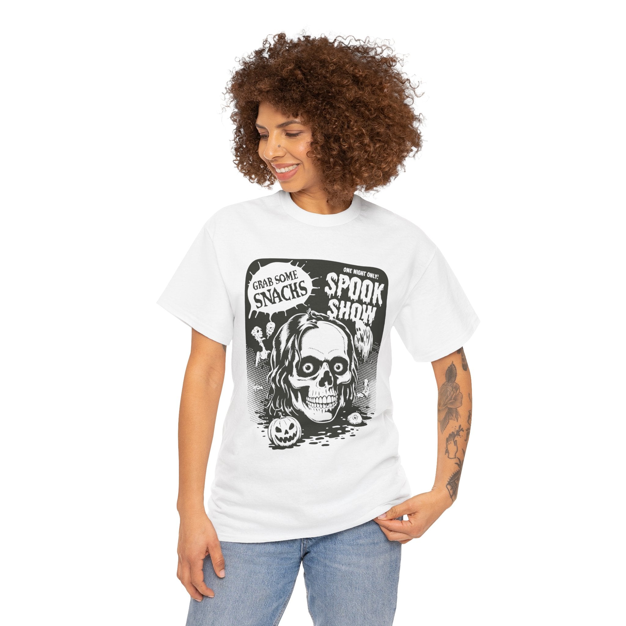 Halloween Spook Show Graphic T-Shirt Printify