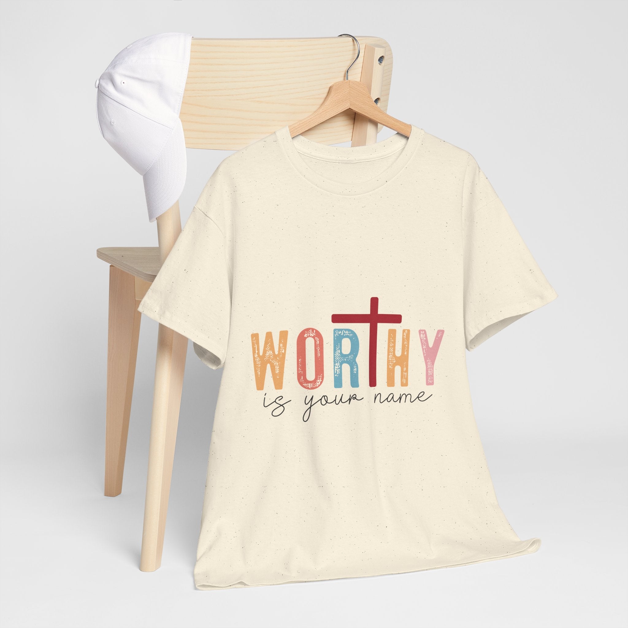 Worthy Christian Graphic T-Shirt Printify