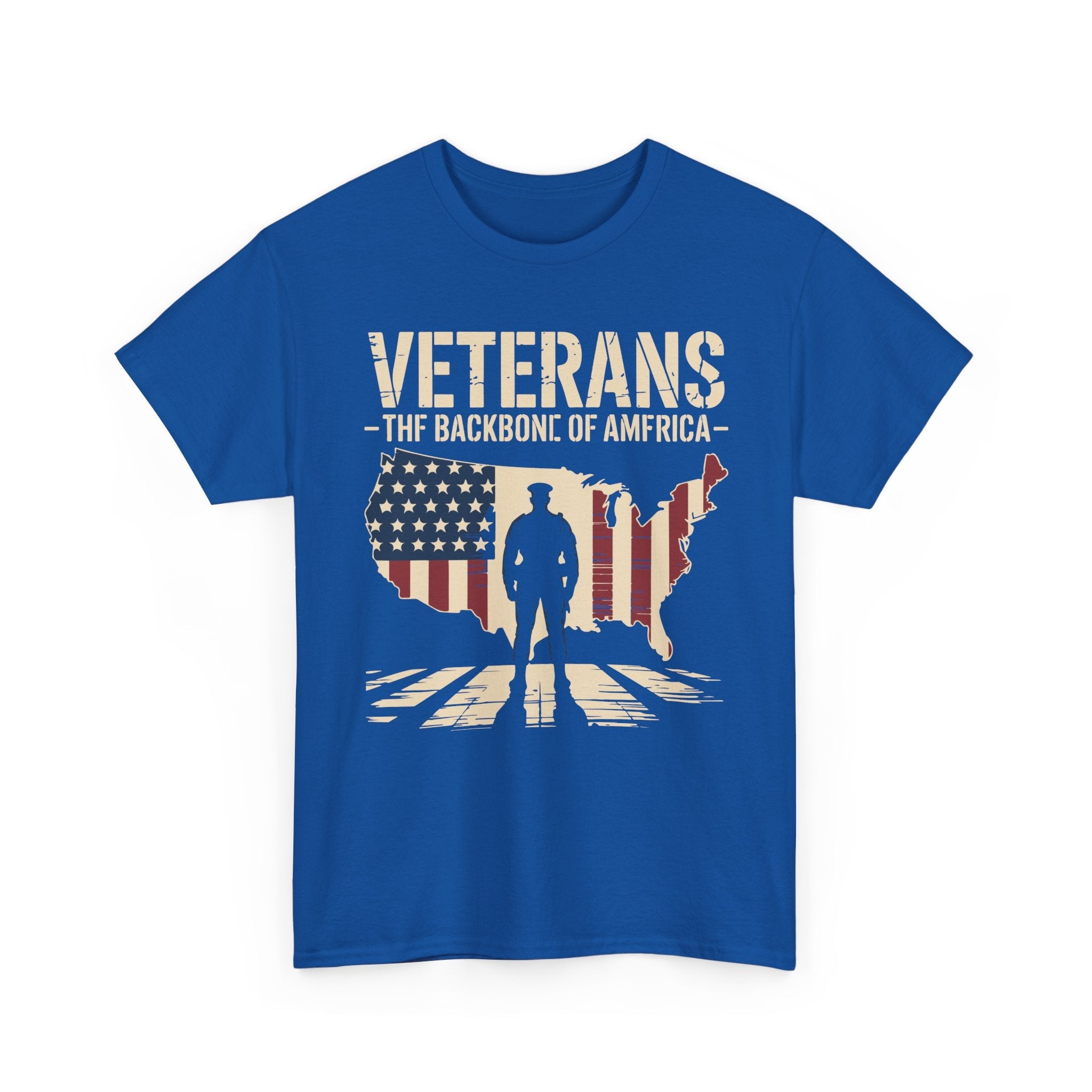 Veterans Tribute the Backbone of America T-Shirt Printify