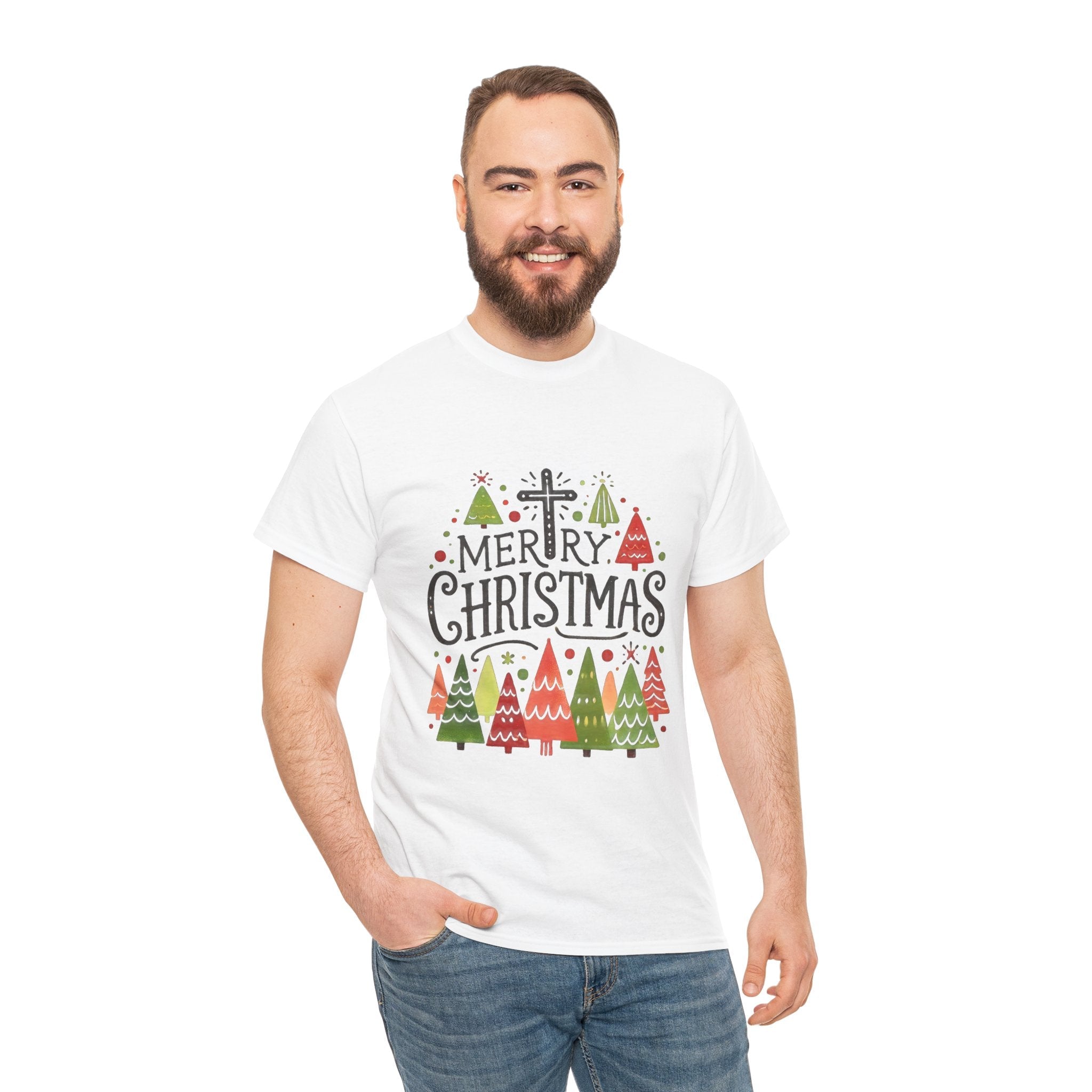 Merry Christmas Graphic T- Shirt Printify