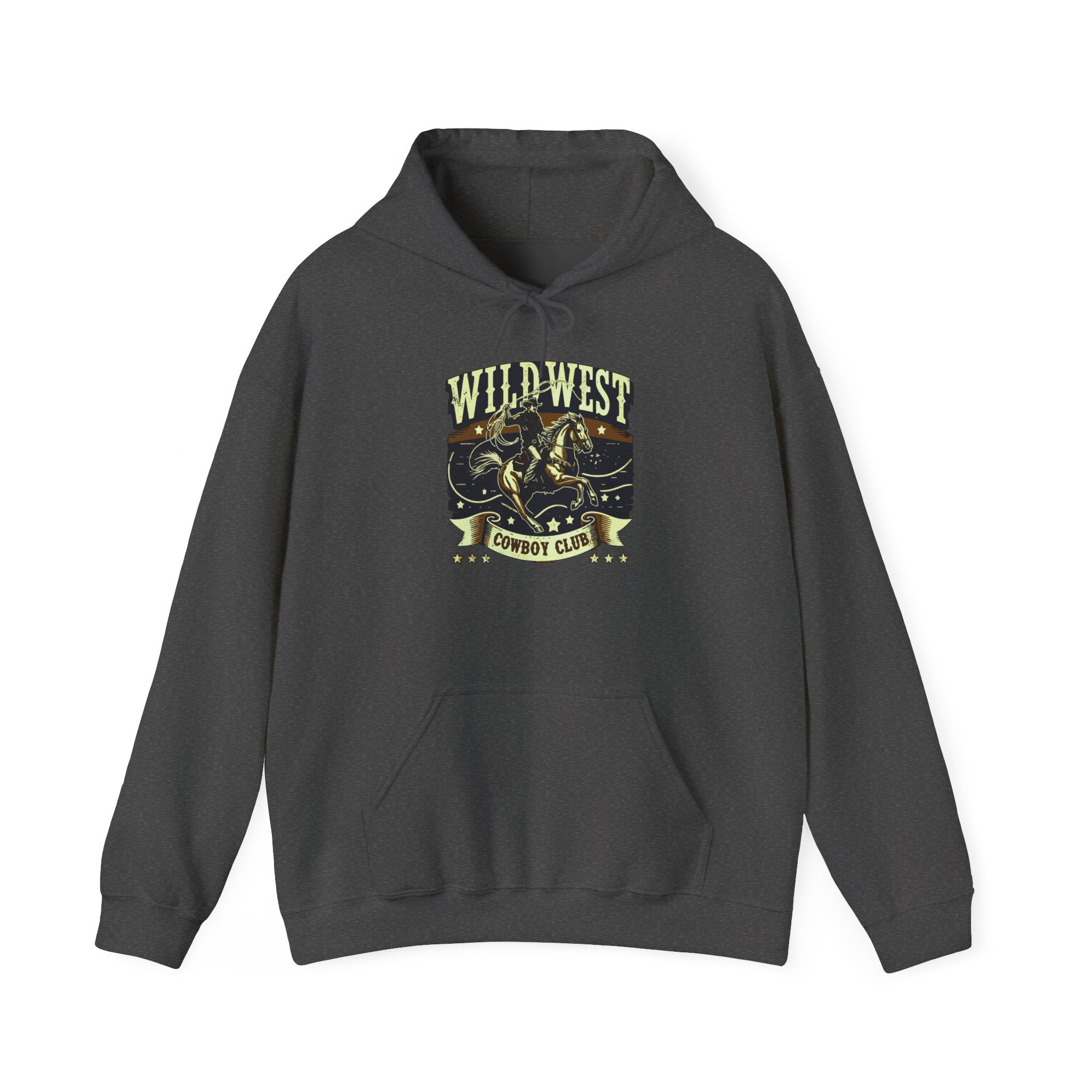 Retro Rodeo Graphic Cowboy Club Hoodie