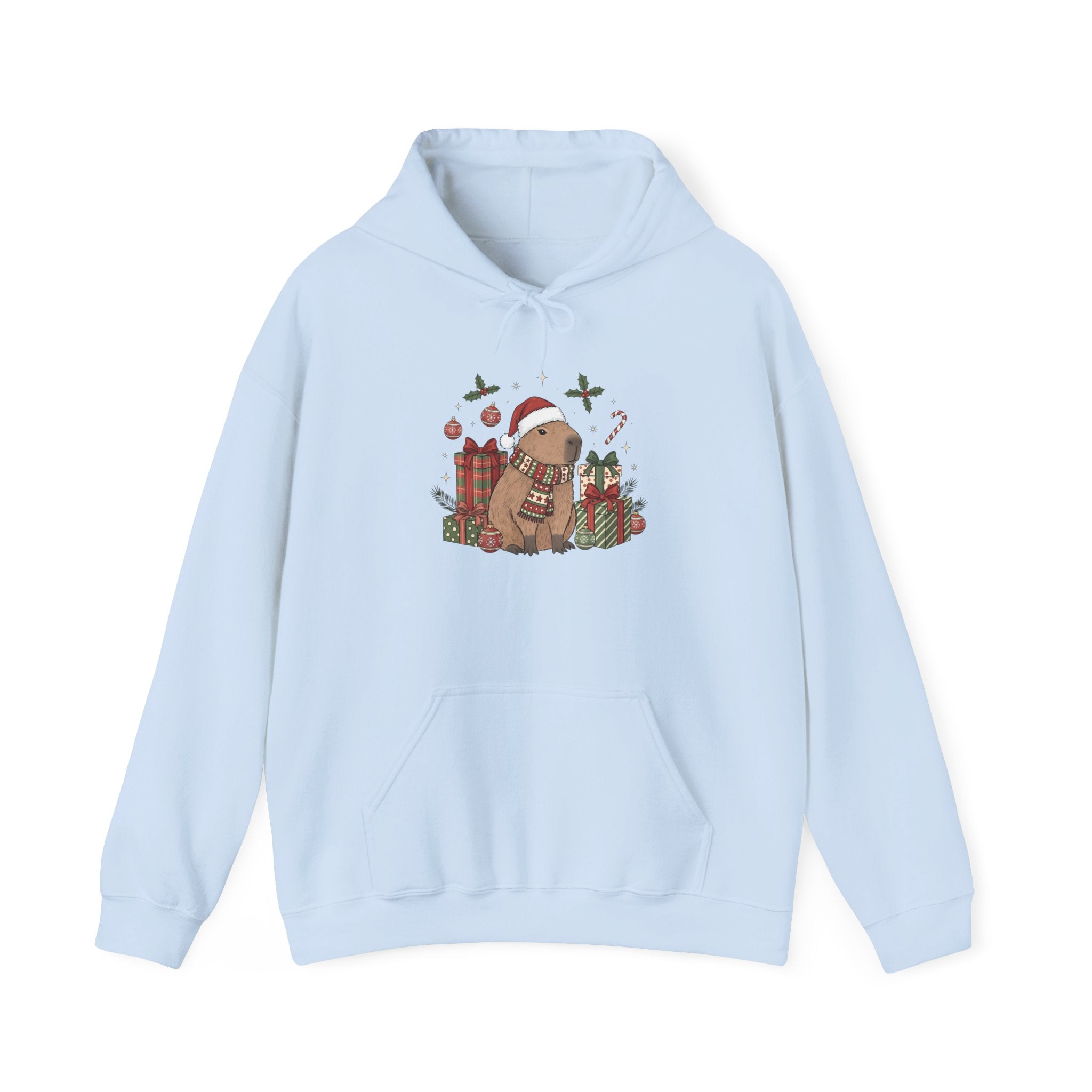 Cute Christmas Sloth Hoodie Printify