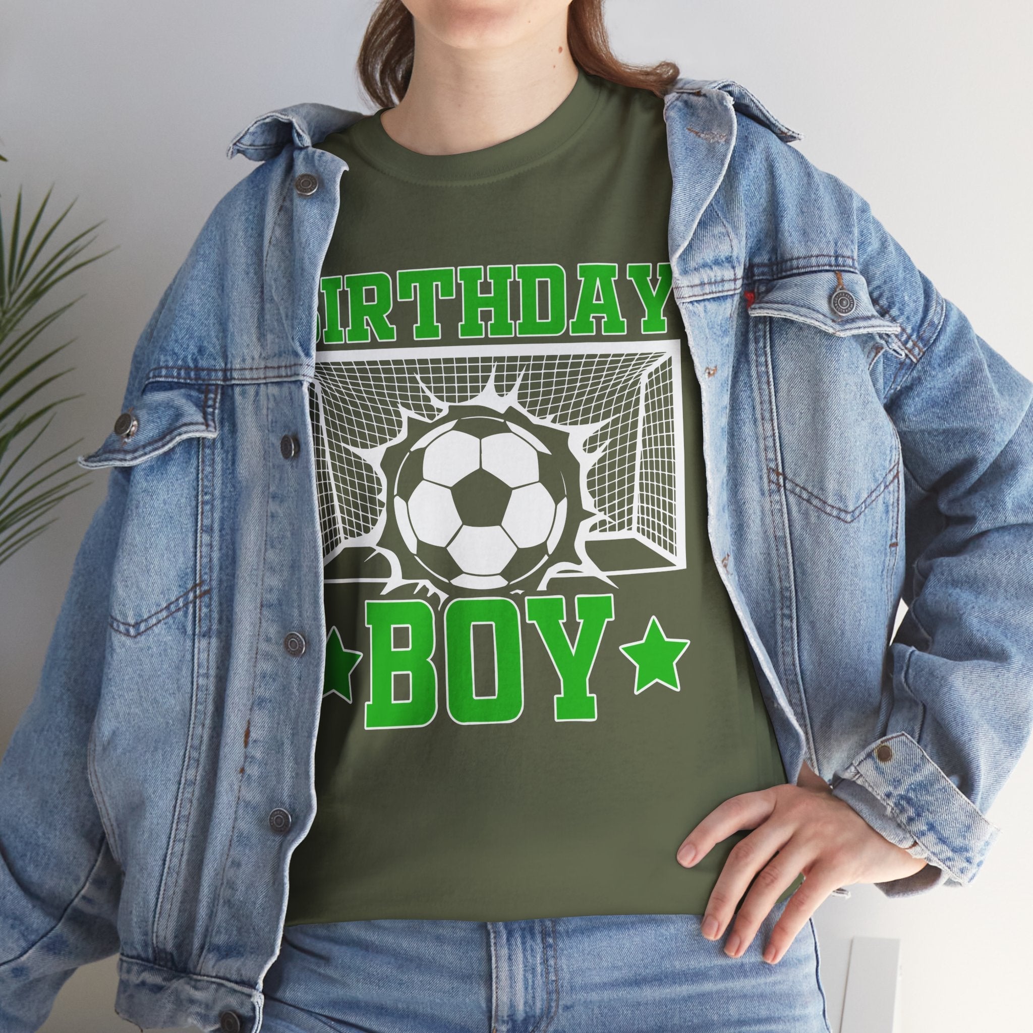 Birthday Boy Soccer T-Shirt Printify