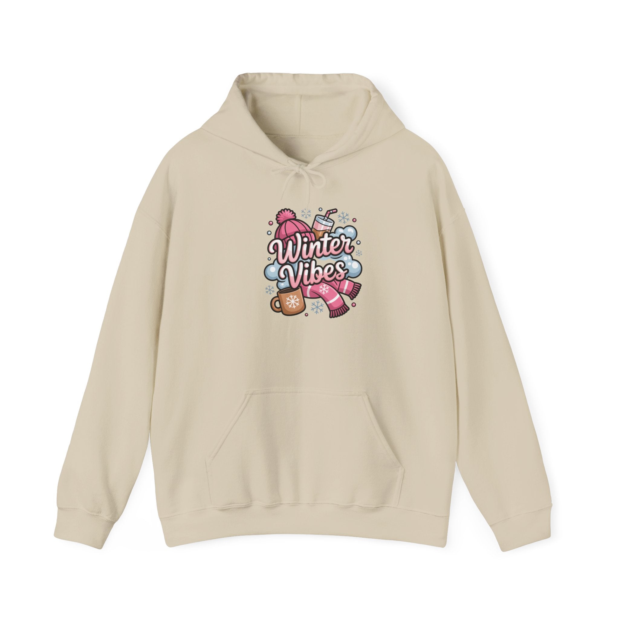 Cozy Winter Vibes Hoodie Printify
