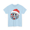 Retro Christmas Smiley Face T- Shirt Printify