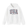 USA Floral Hoodie