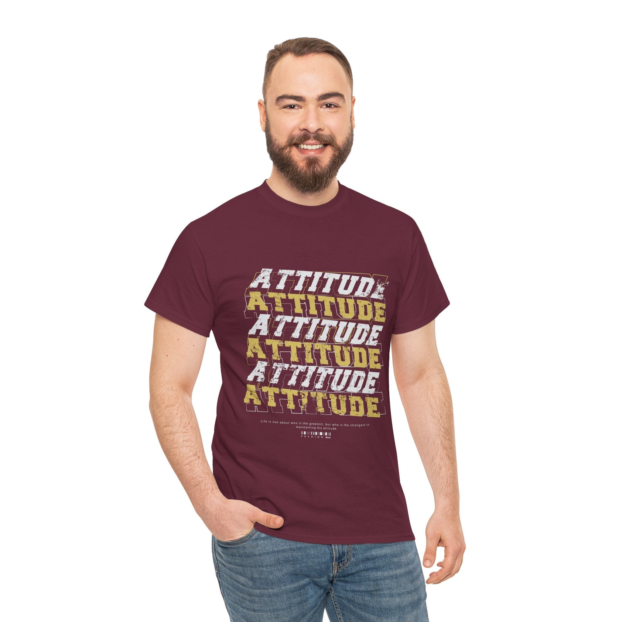 Bold Attitude Slogan T- Shirt Printify