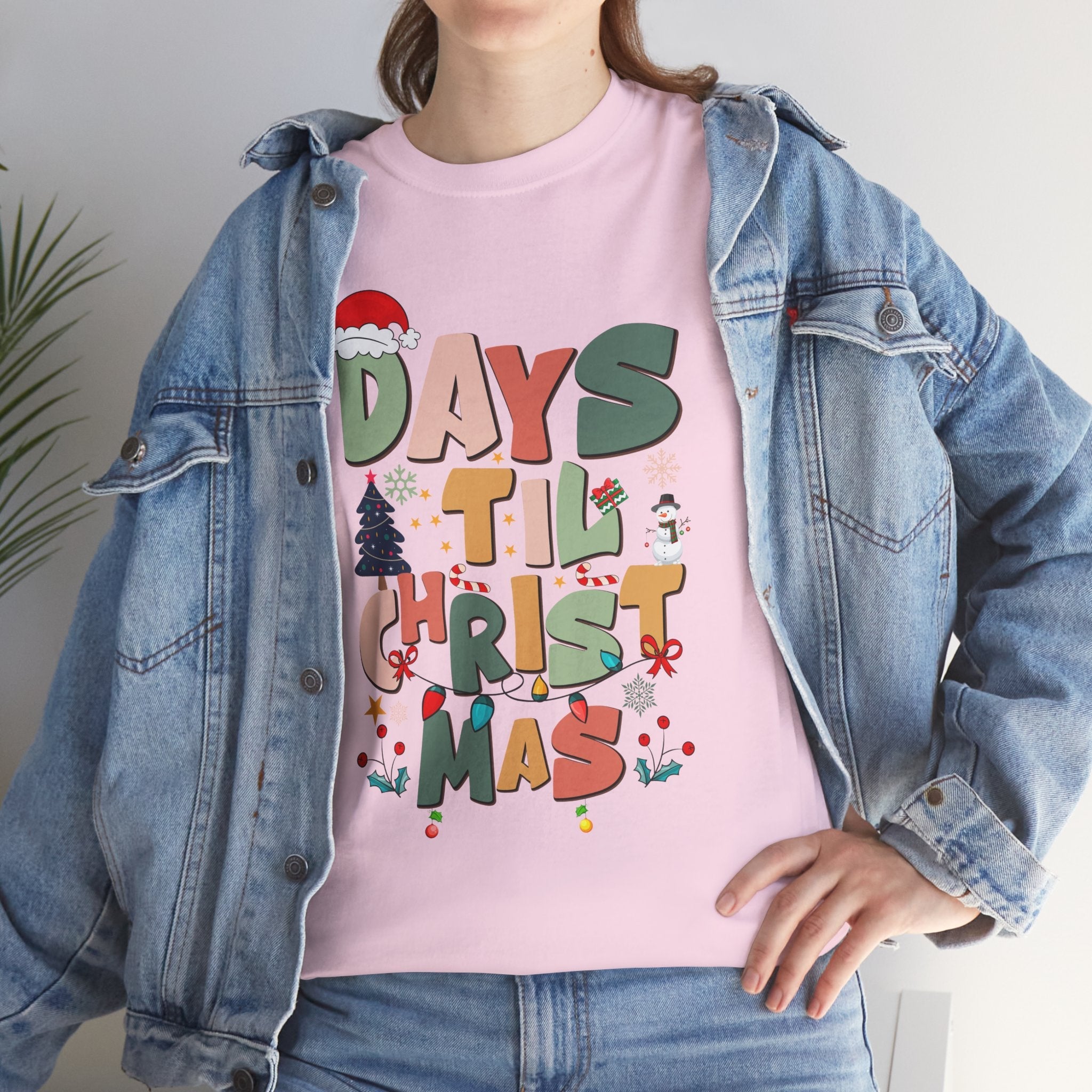 Christmas Countdown Holiday T-Shirt Printify