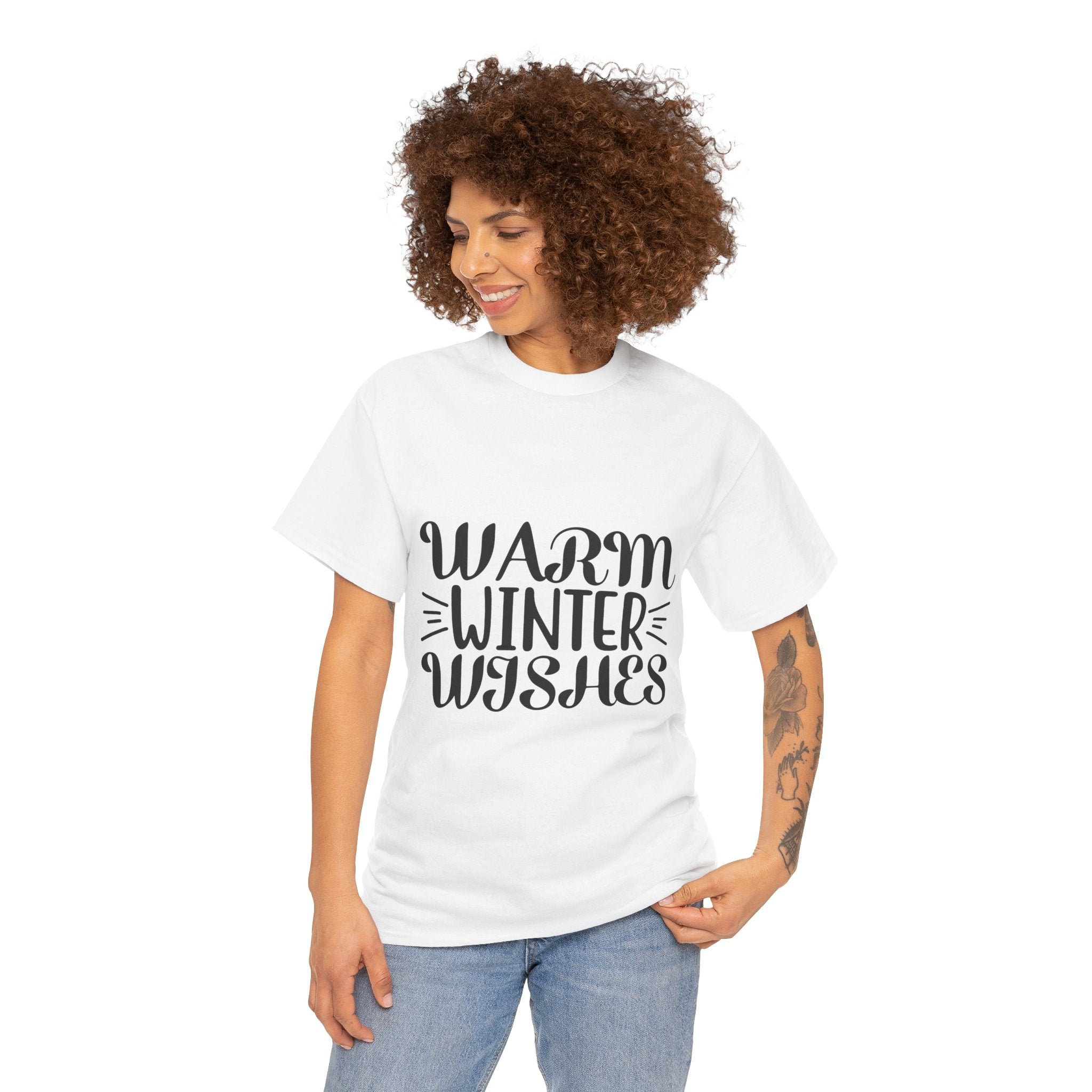 Warm Winter Wishes Unisex T-Shirt Printify