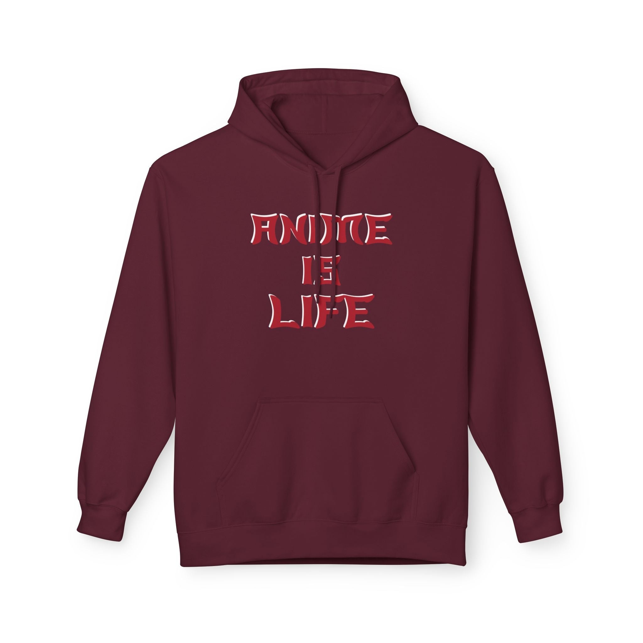 Anime Is Life Graphic Hoodie Printify