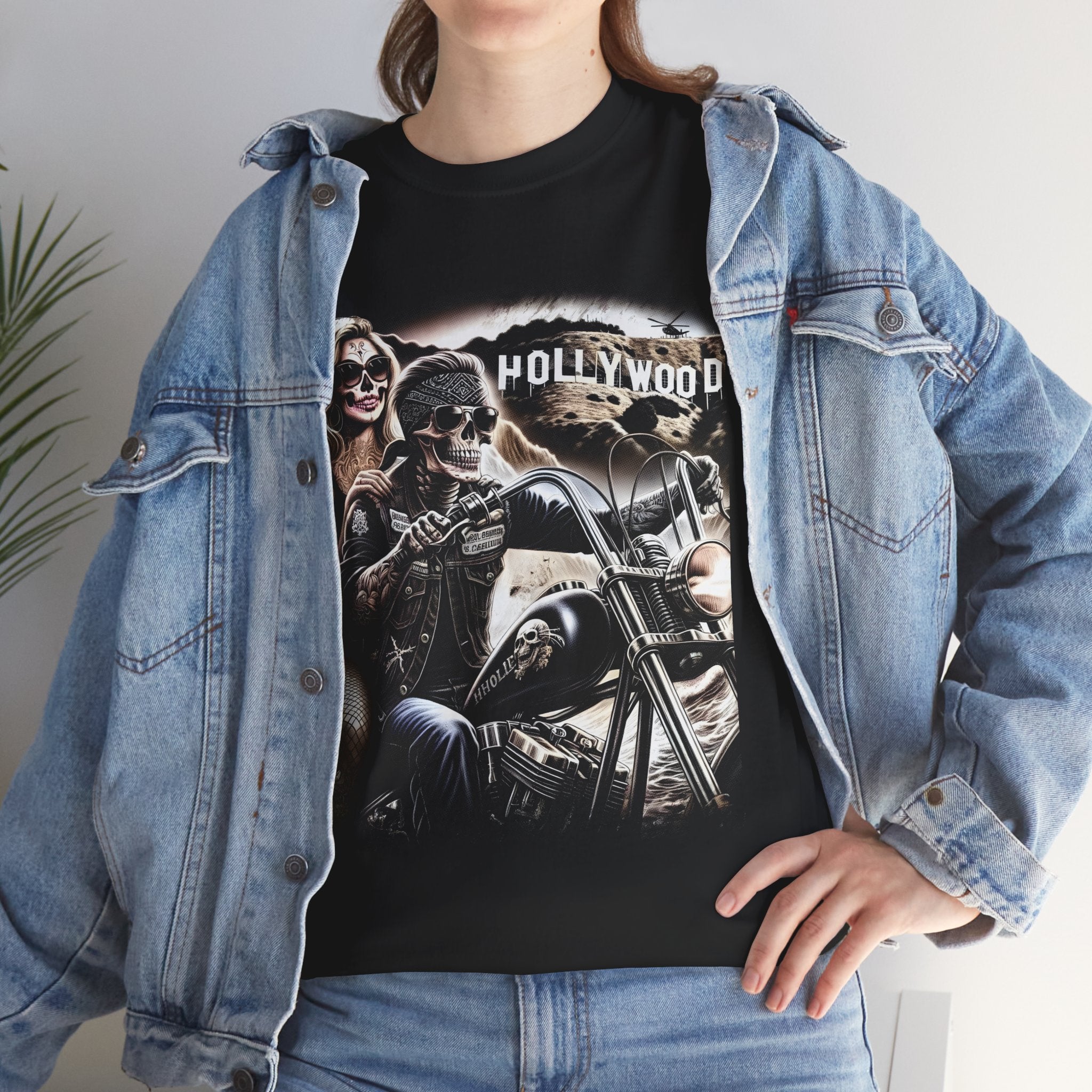 Hollywood Biker Vintage T- Shirt Printify