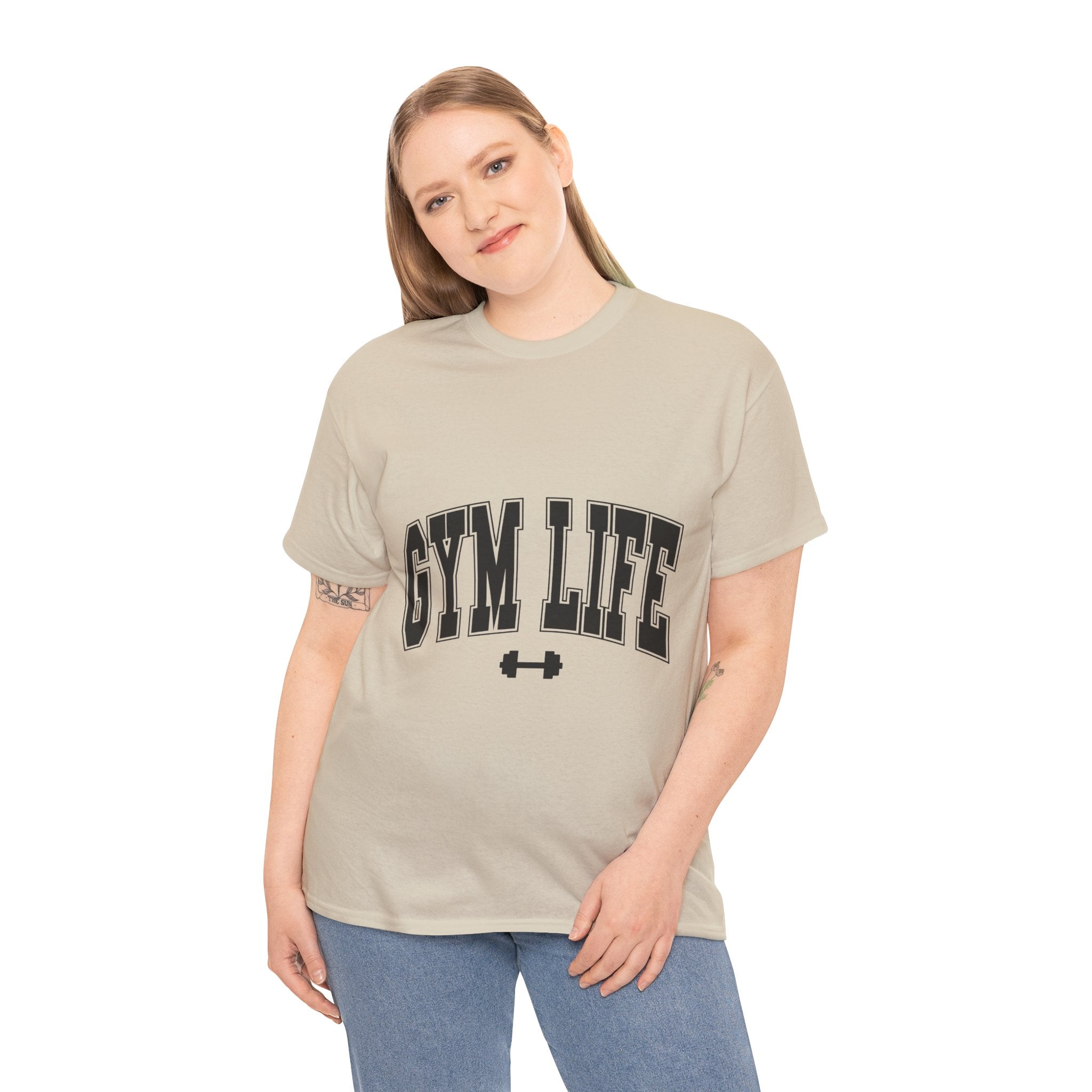 Gym Life Unisex Heavy Cotton T- Shirt Printify