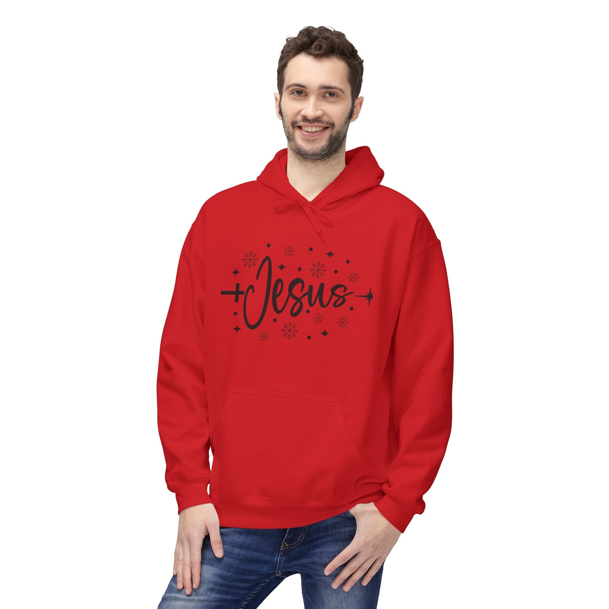 Christmas Jesus Hoodie Printify