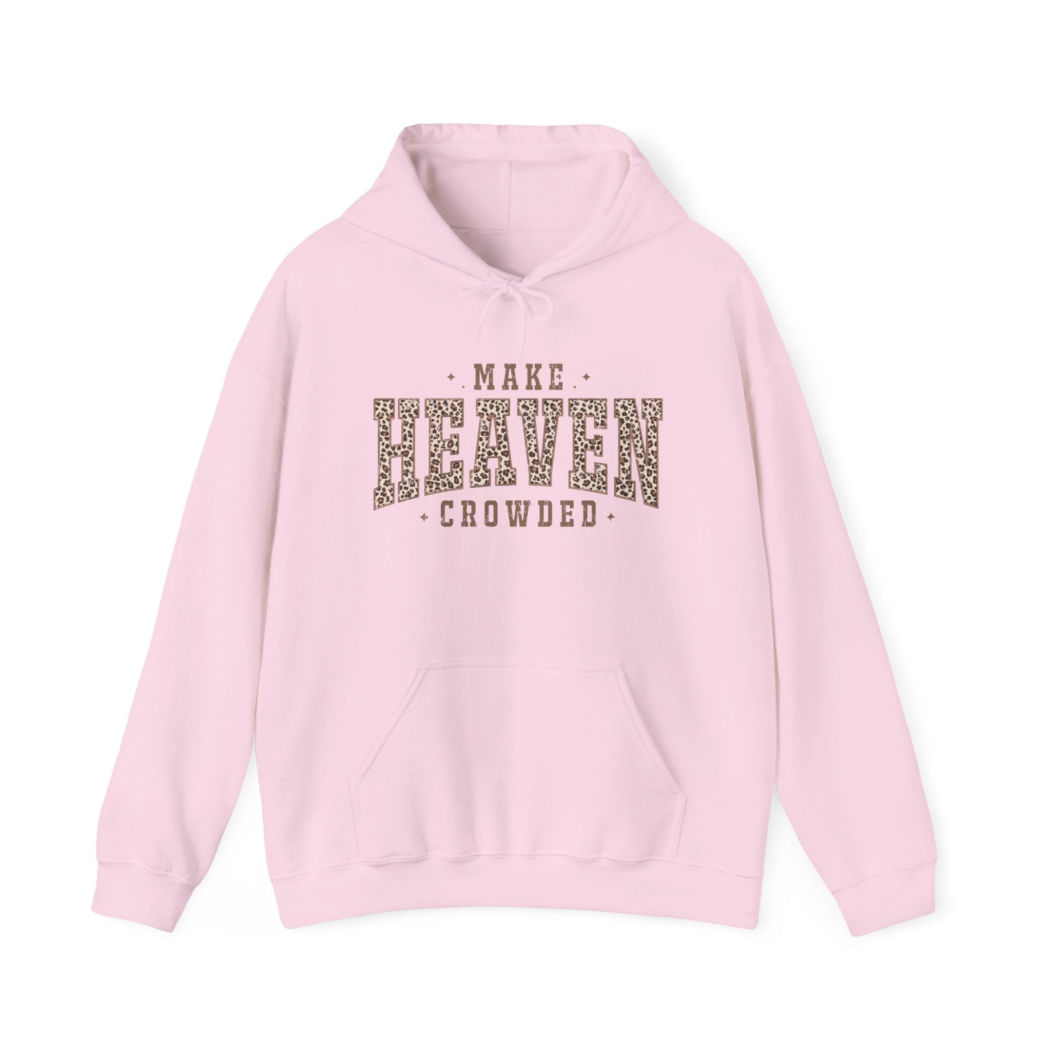 Make Heaven Crowded Hoodie Printify