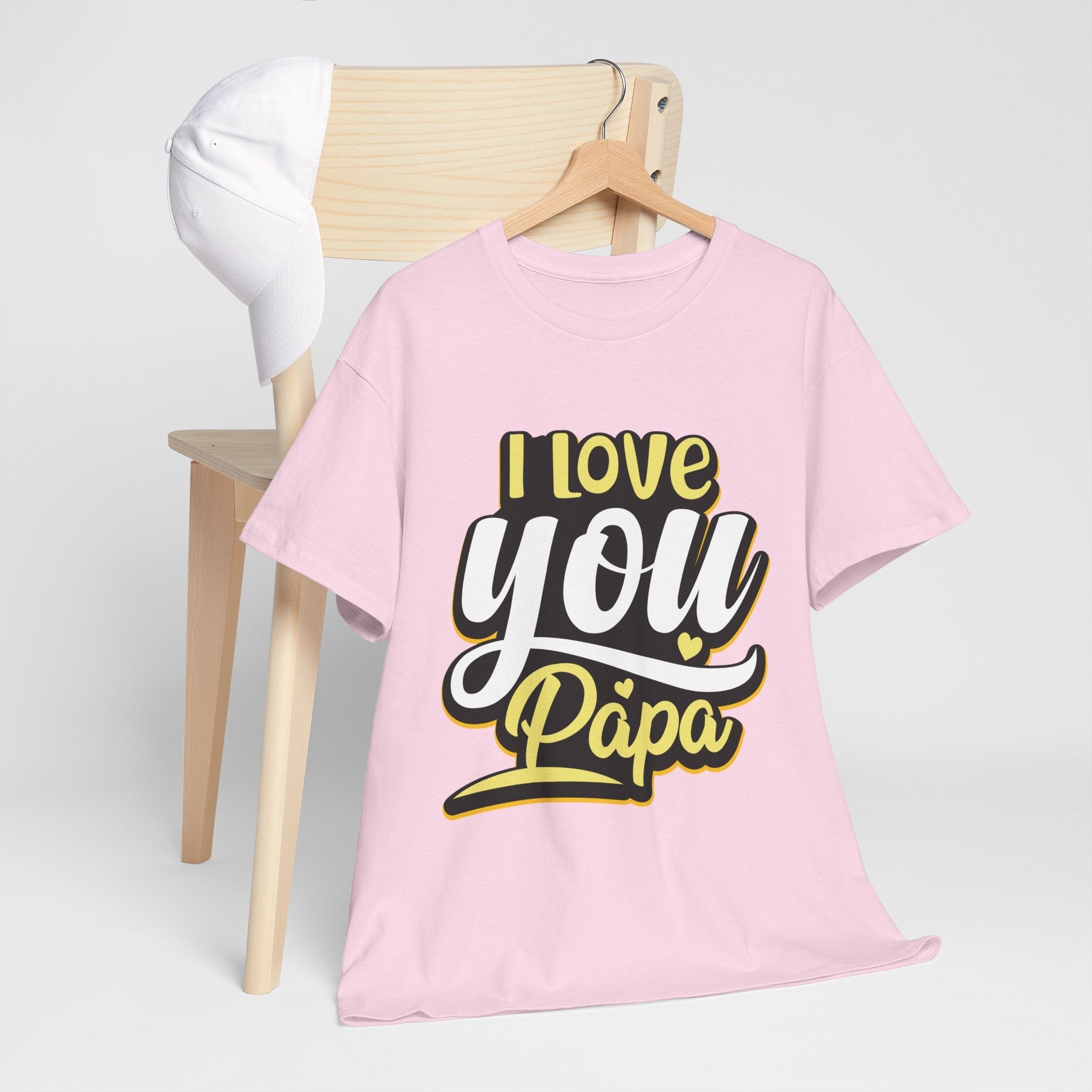 I Love You Papa Unisex Graphic T-Shirt Printify